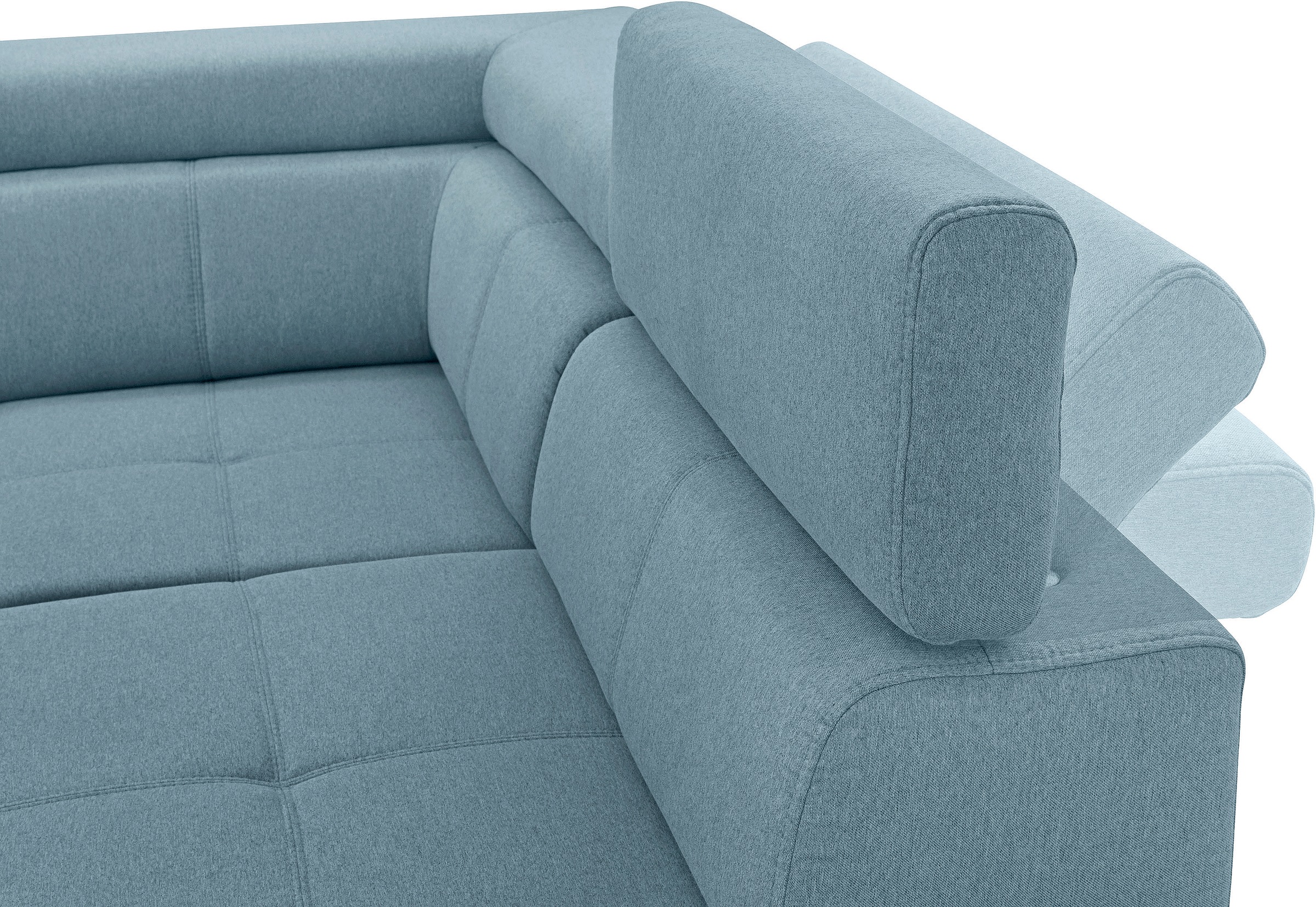 exxpo - sofa fashion Ecksofa »Fiji, L-Form«, mit Kopf- bzw. Rückenverstellung, wahlweise mit Bettfunktion