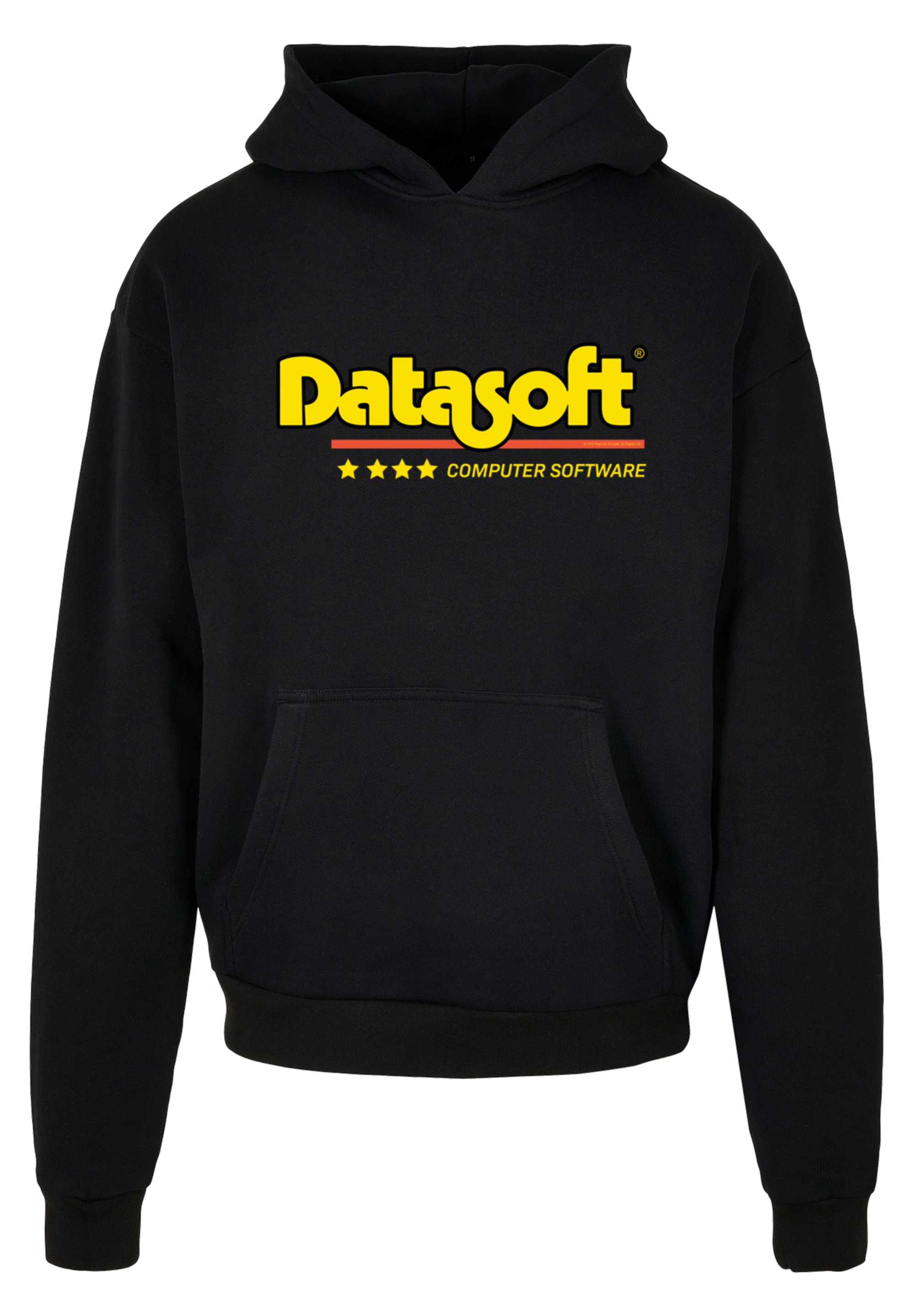 F4NT4STIC Kapuzenpullover "DATASOFT Logo gelb SEVENSQUARED", Print günstig online kaufen