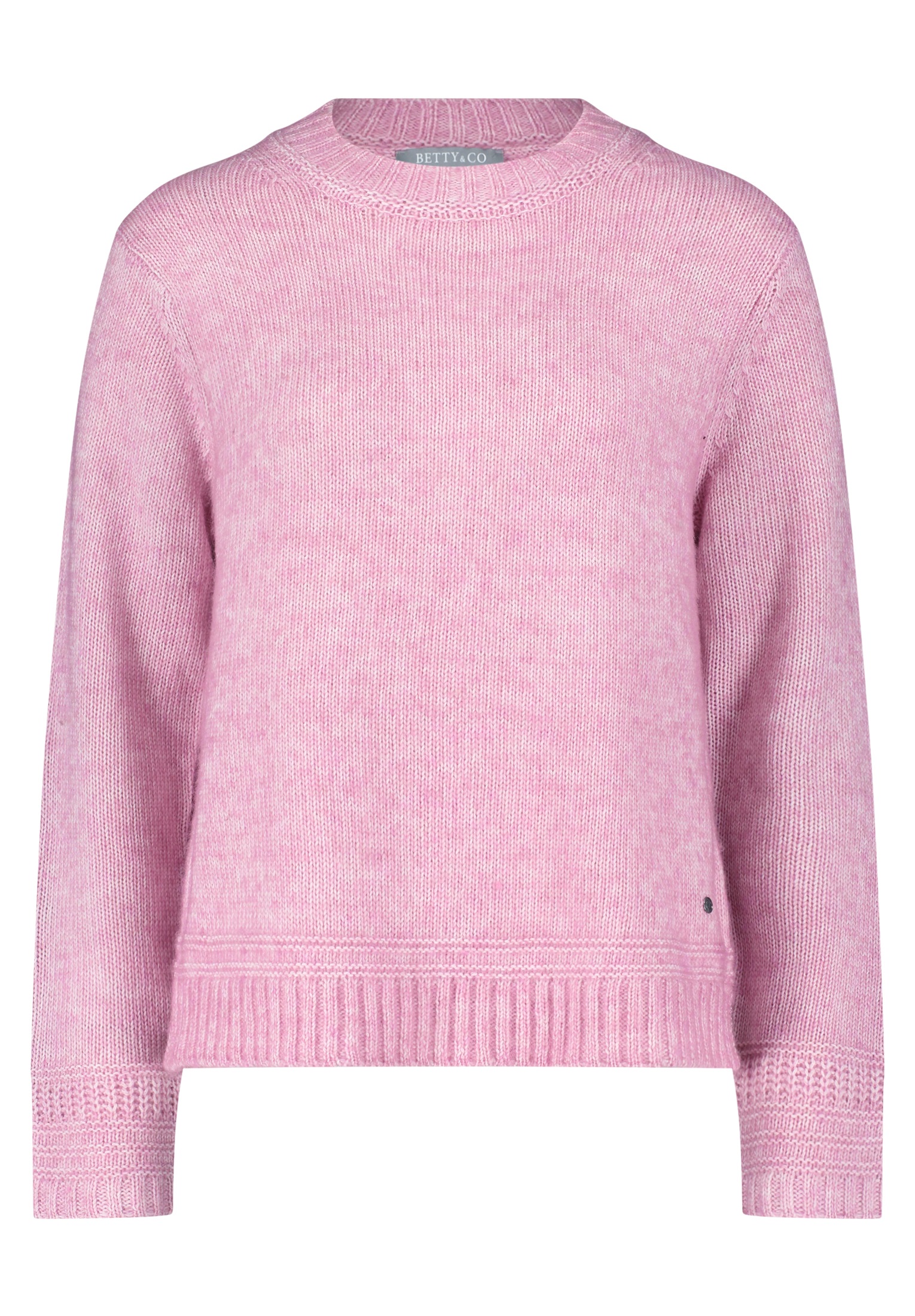Betty&Co Strickpullover "Damen mit Rippbündchen", 1 Stk. Rippbündchen günstig online kaufen
