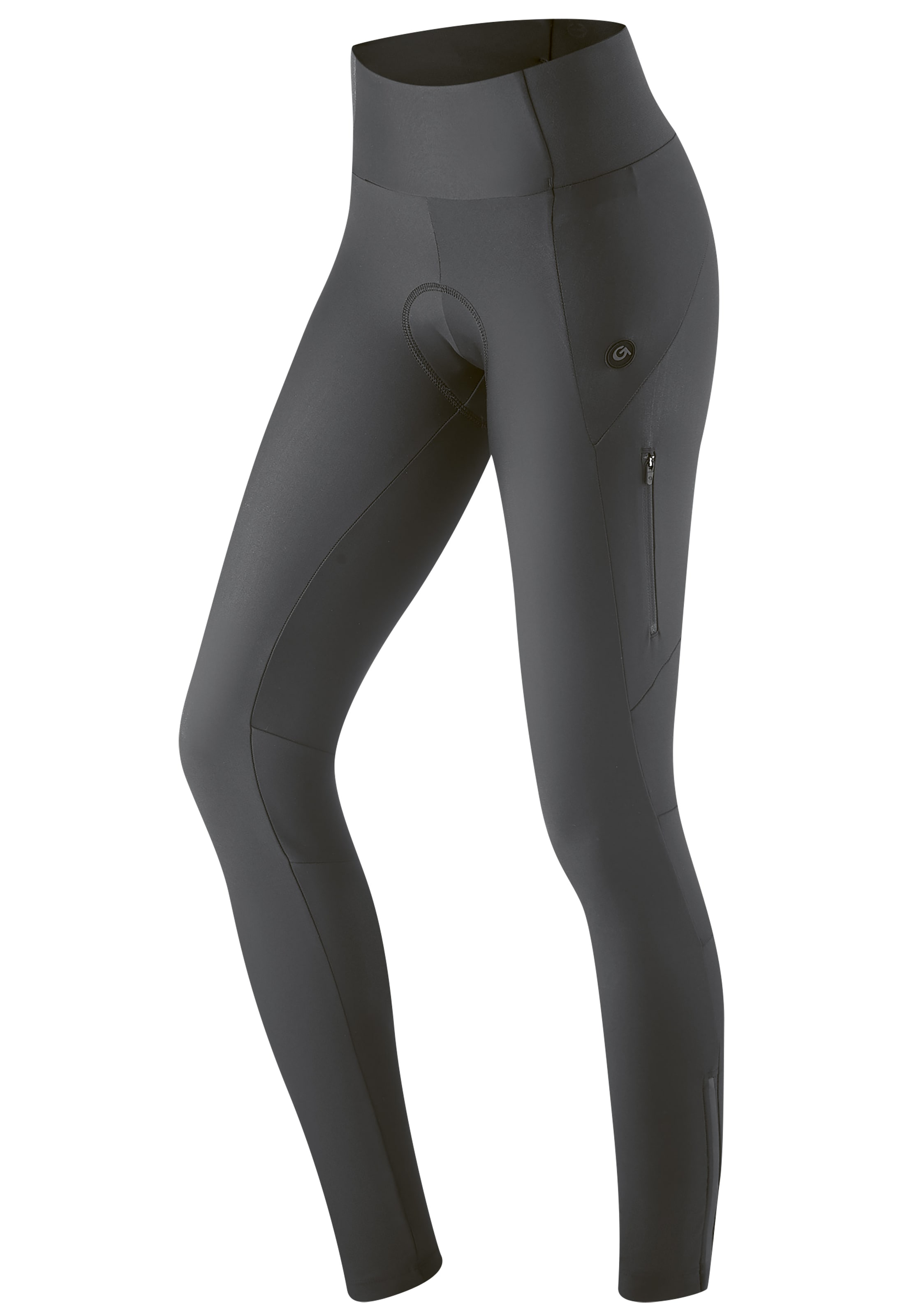 Gonso Fahrradhose "Essential Tight Cargo SC W", Damen Radhose lang mit Sitzpolster, Radlerhose mit Taschen, Tight Fit