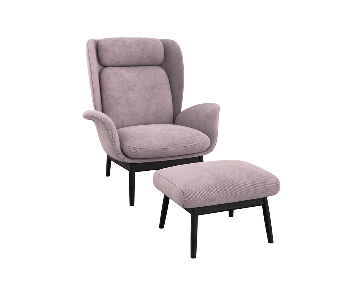 FLEXLUX Ohrensessel "Padova Scandic Design Sessel, erstklassiger Sitz- und günstig online kaufen