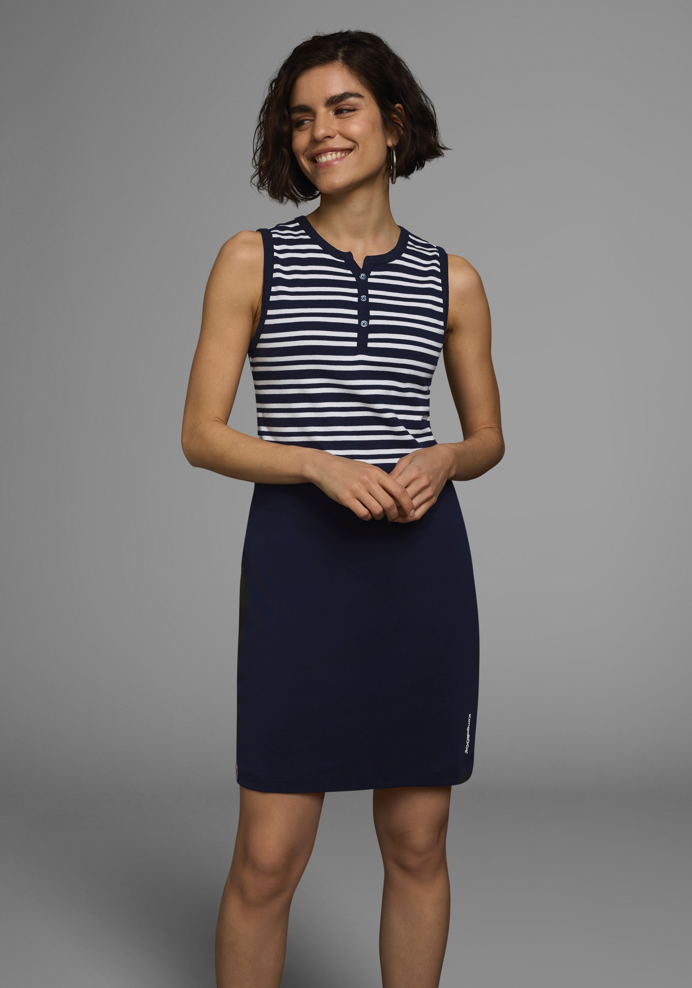 KangaROOS Sommerkleid, aus Rippware, Mini-Länge günstig online kaufen