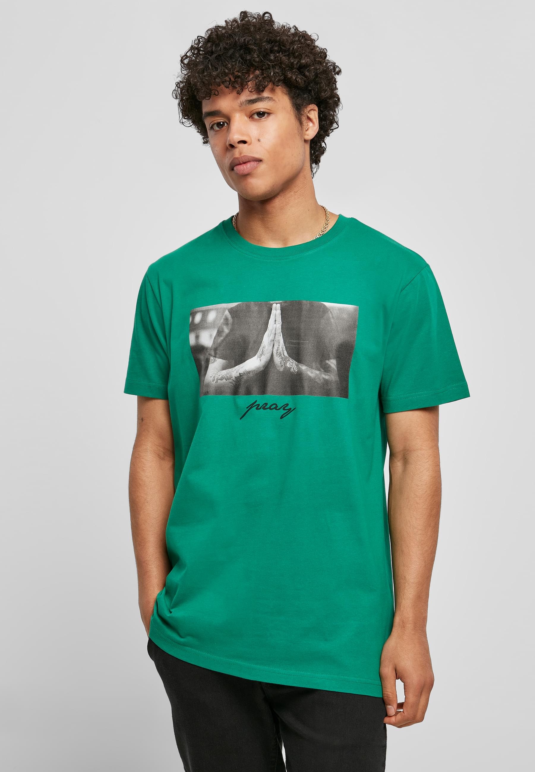 MisterTee T-Shirt »MisterTee Herren Pray Tee«, (1 tlg.)