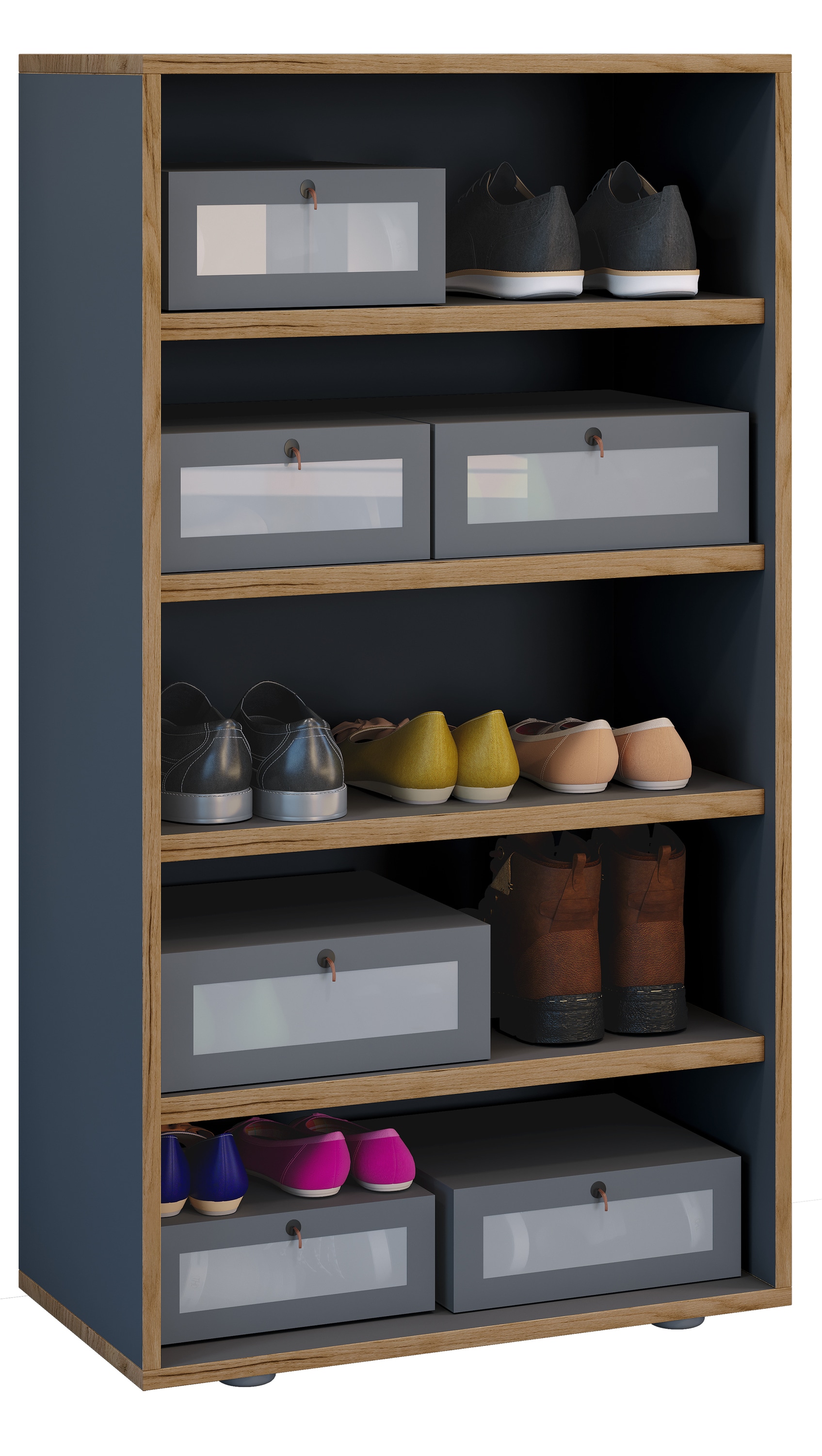 VCM Schuhregal "Holz Regal Schuhschrank Schuhregal Salia B60" günstig online kaufen