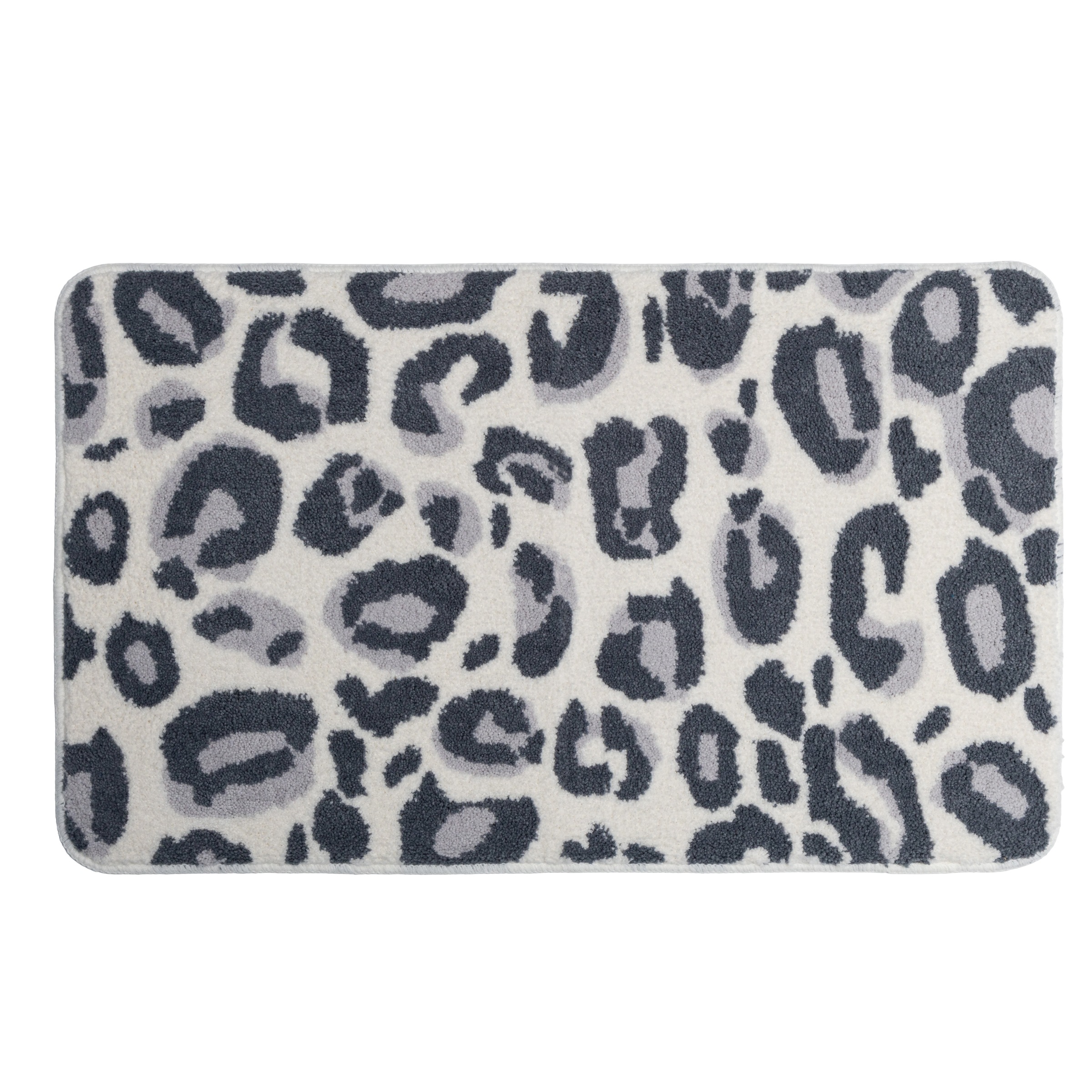 OTTO home Badematte »Regona Leo, Badvorleger, Badezimmer Teppich, Duschvorleger« Höhe 10 mm rutschhemmend beschichtet fußbodenheizungsgeeignet | schnell trocknend Leoparden-Muster, Animal Print, modern
