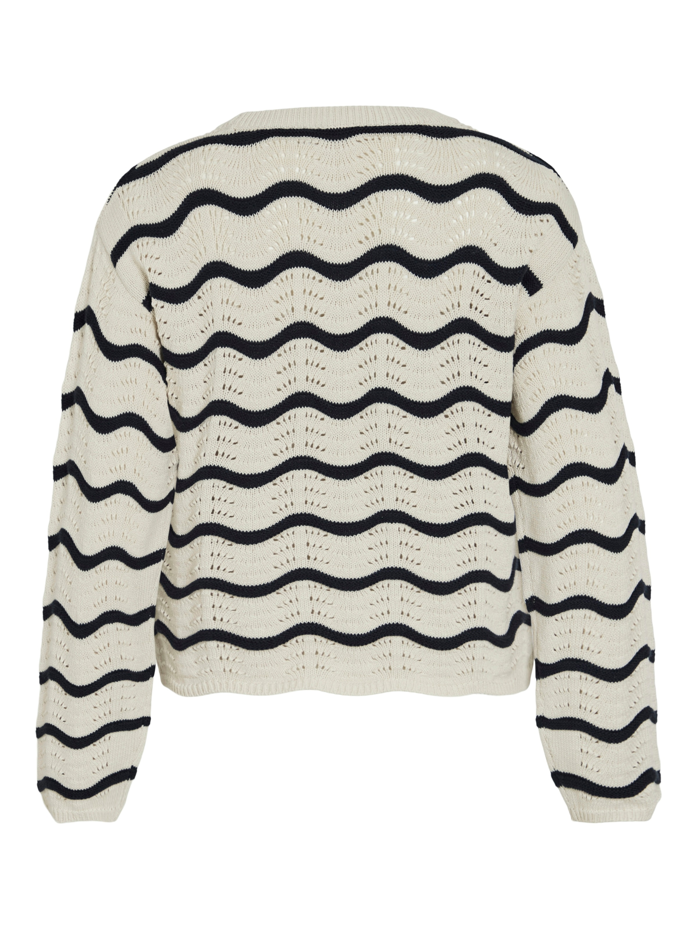 Thumbnail - Vila Strickpullover "VIWAVE O-NECK LS POINTELLE KNIT TOP-NOOS"