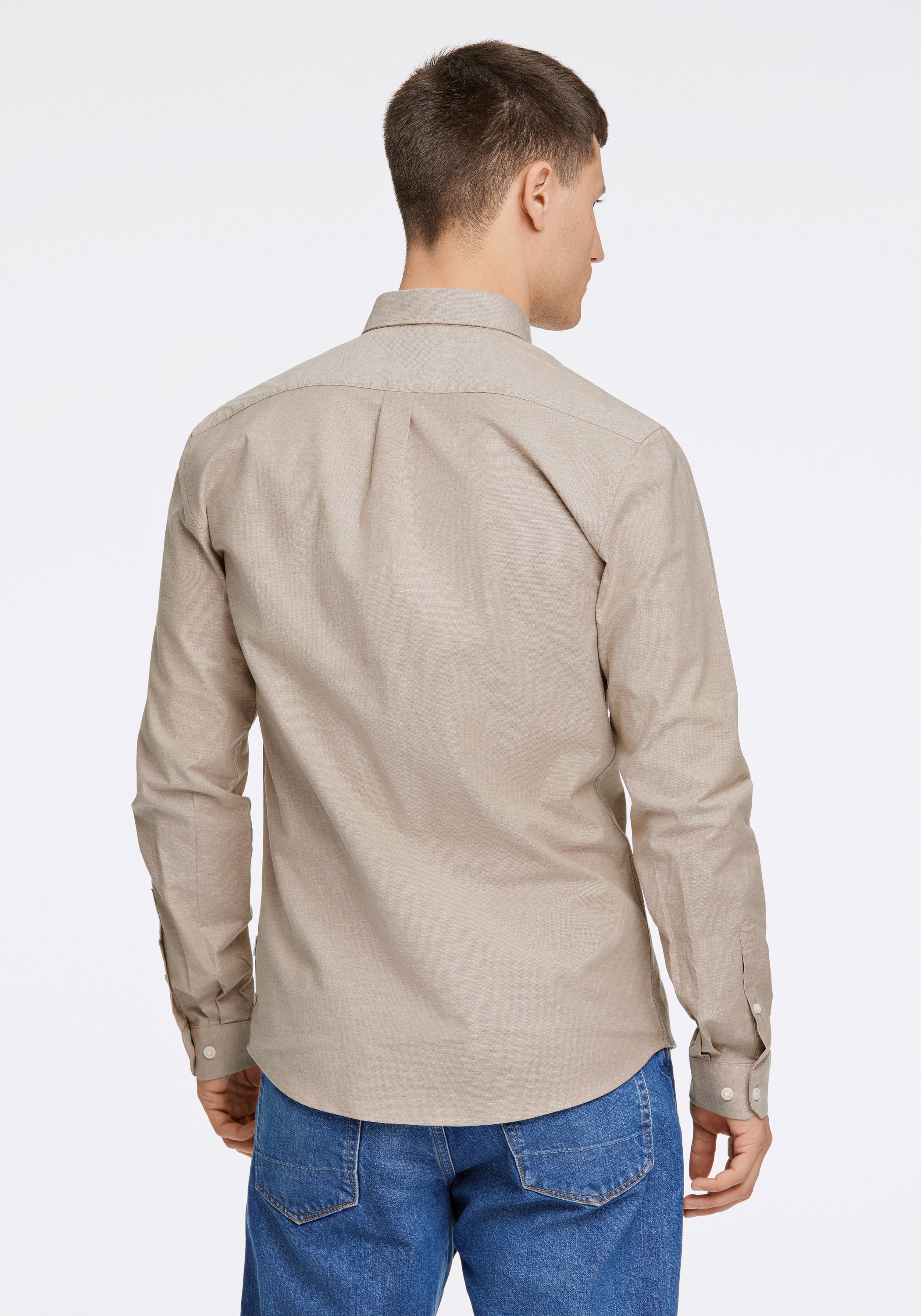 LINDBERGH Businesshemd »Oxford-Hemd (Langarm) Slim Fit«