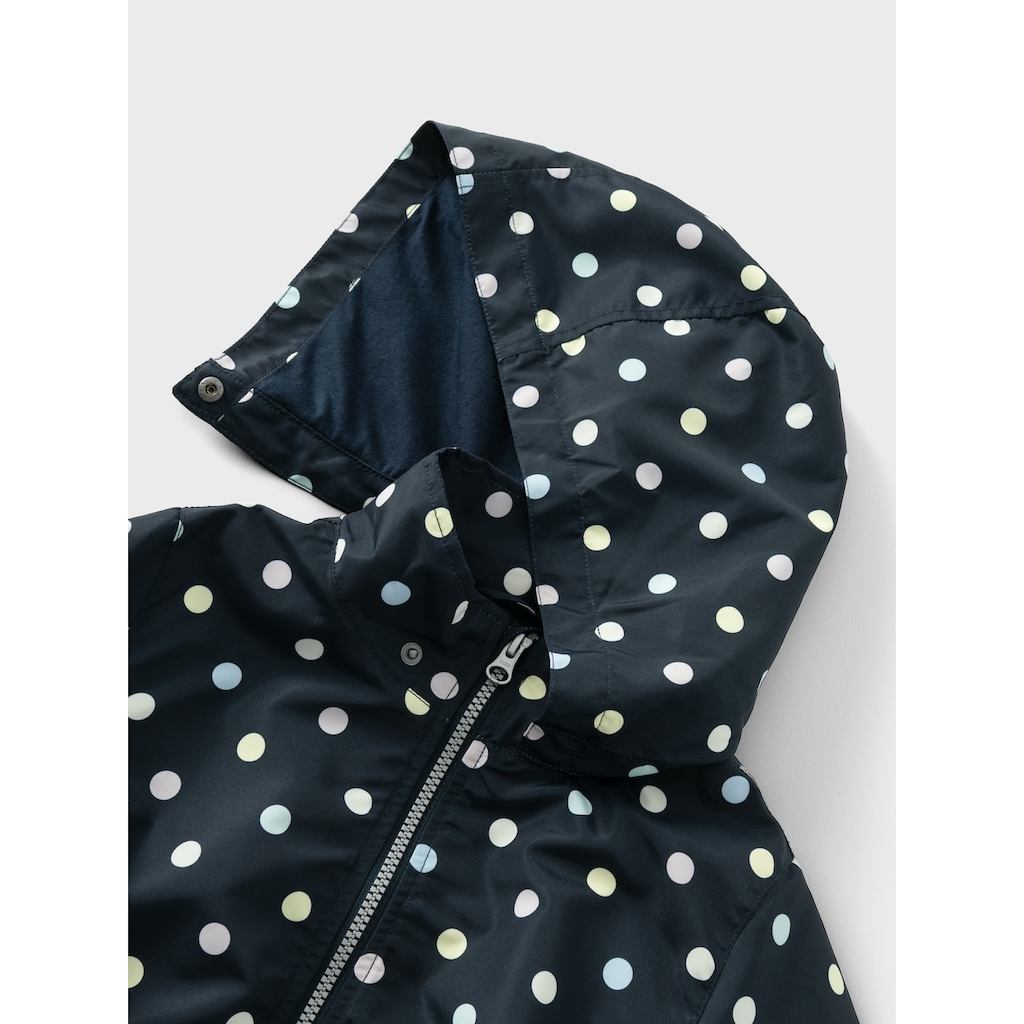 Name It Regenjacke »NKFMAXI JACKET LONG DOT«