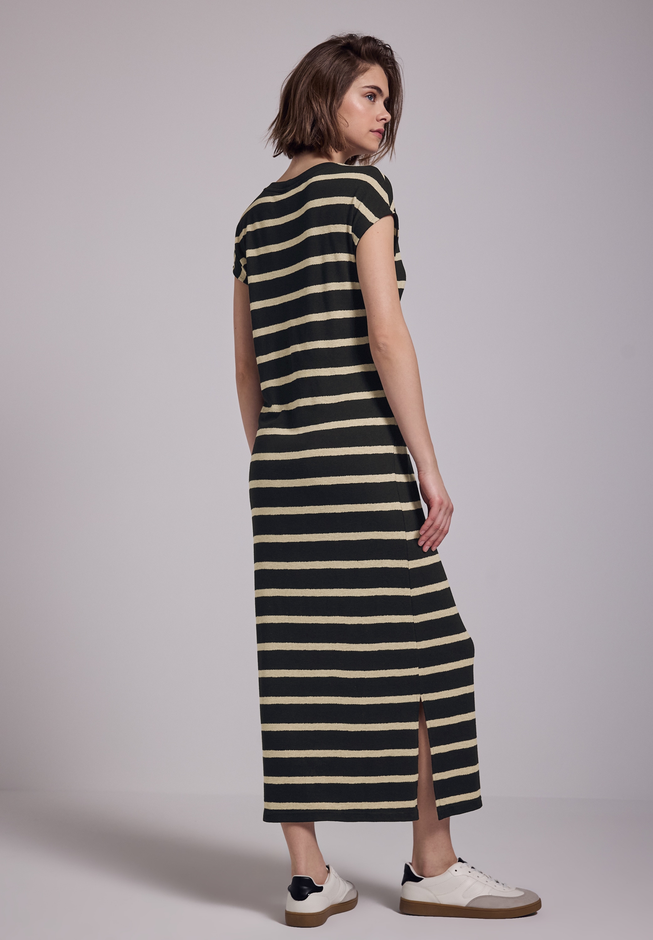 STREET ONE STUDIO Midikleid, mit Rundhalsausschnitt