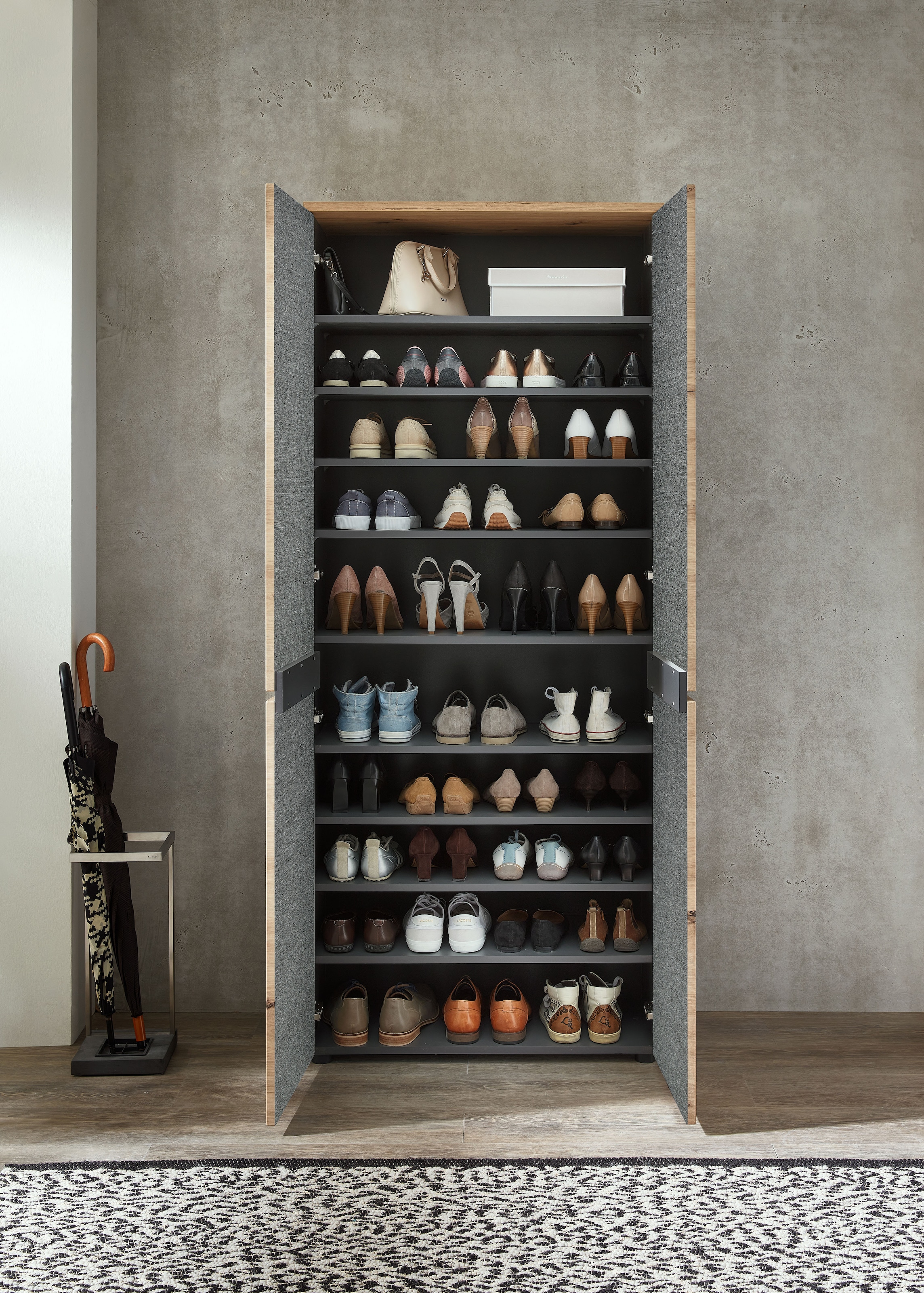 Innostyle Schuhschrank »Memphis Garderobenschrank, 65x192x38cm (B/H/T)«, (1 St.)