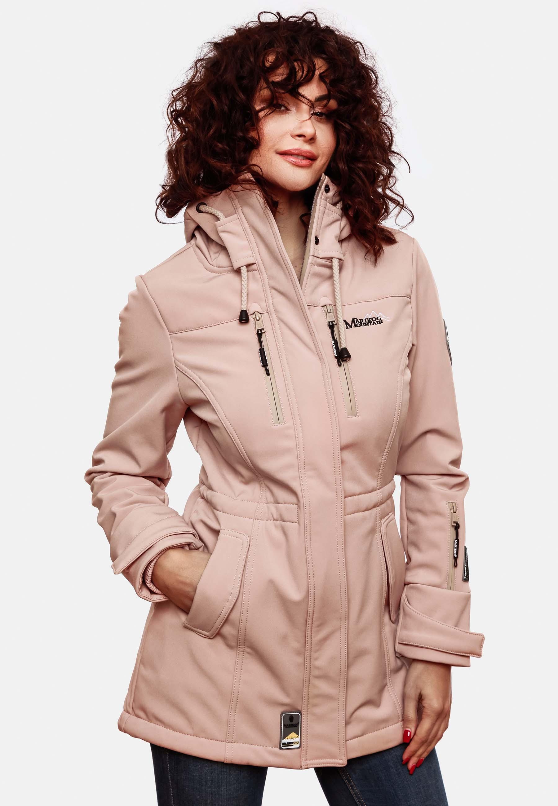 Marikoo Funktionsmantel »Zimtzicke«, sportlicher Softshell Parka mit Kapuze  bestellen | BAUR