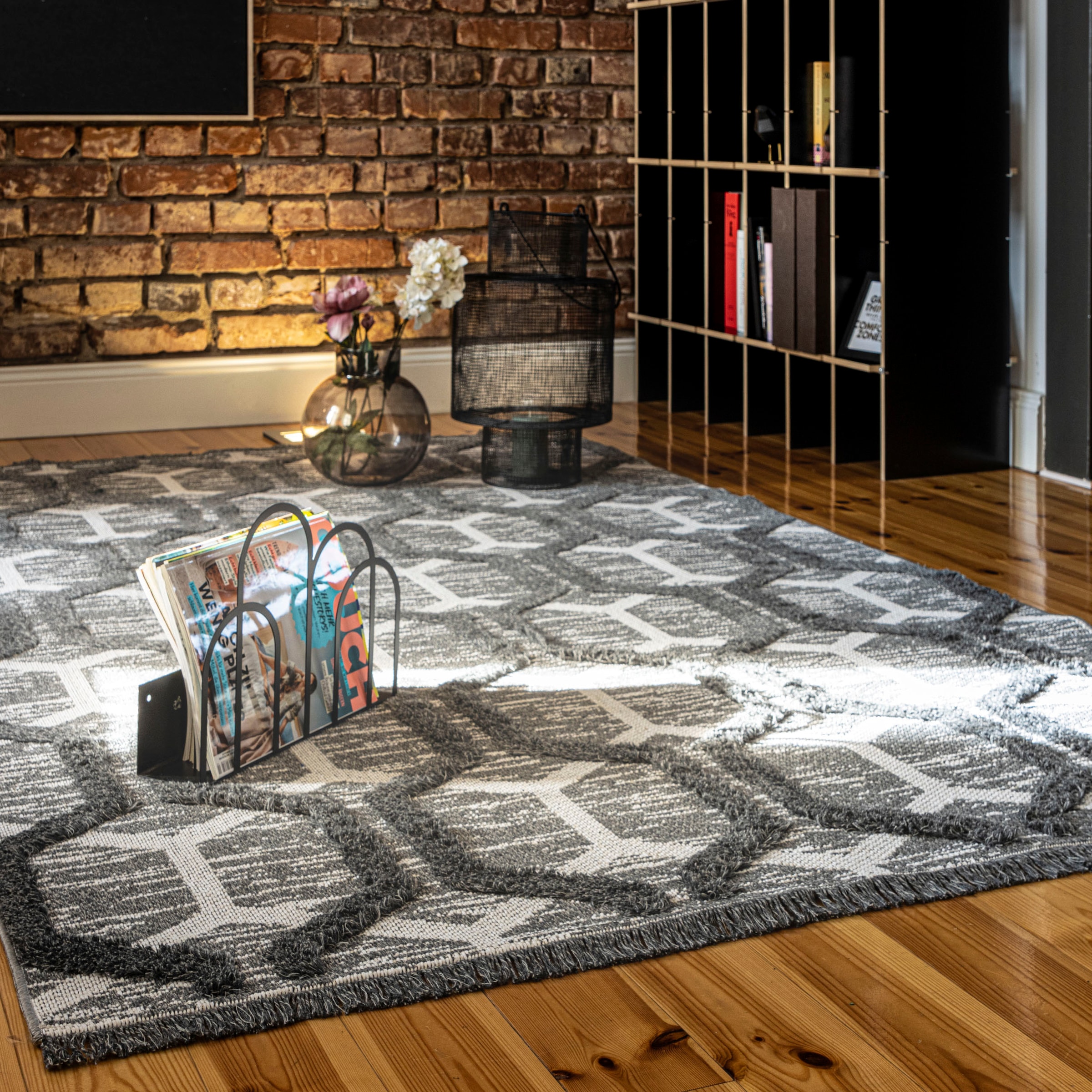 Obsession Teppich »My Nomad Design, BAUR mit 3D-Effekt, Fransen, | bestellen rechteckig, 440«, Wohnzimmer, modernes Schlafzimmer