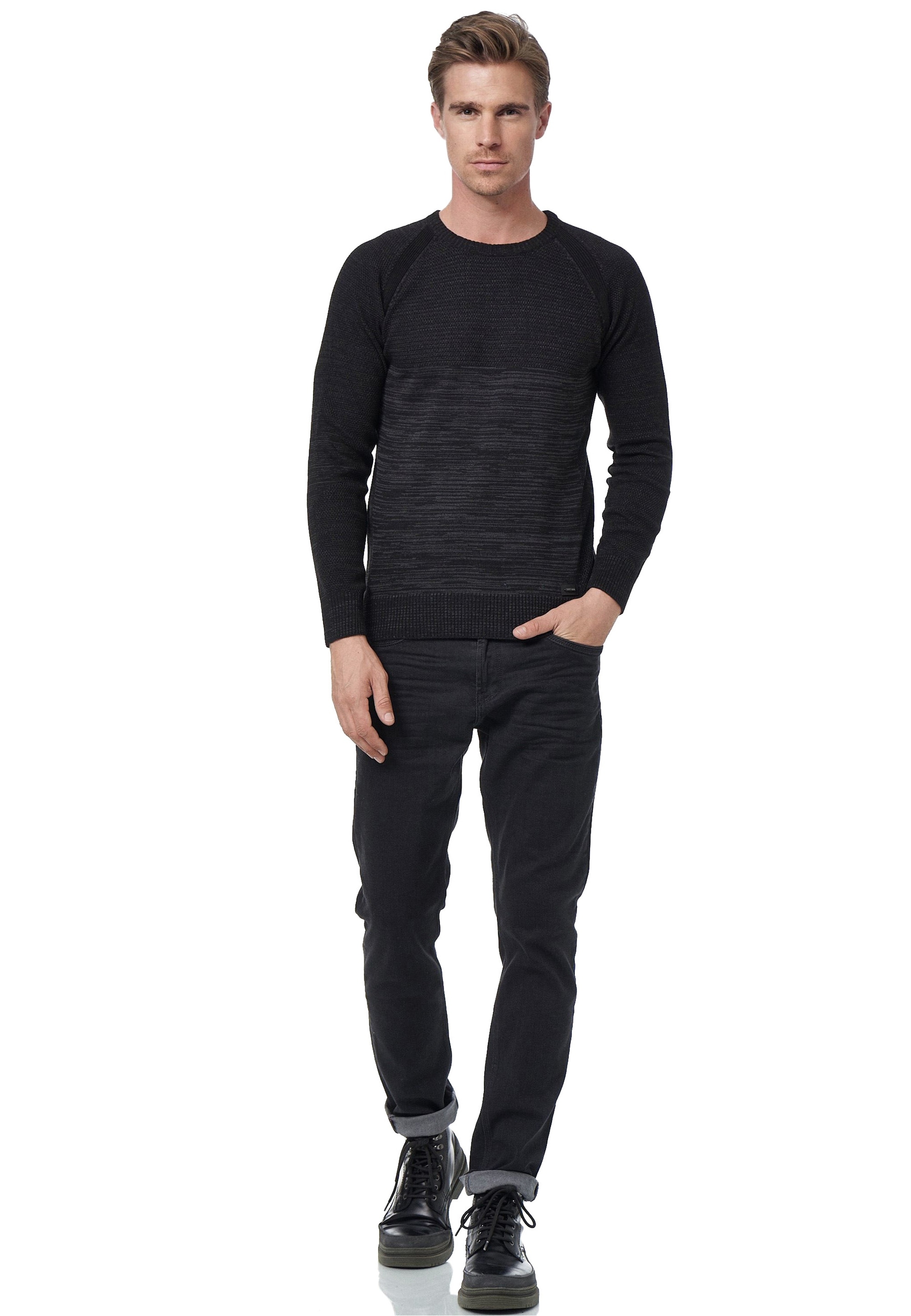Rusty Neal Strickpullover »RUSTY NEAL Knitwear«, im sportiven Stil