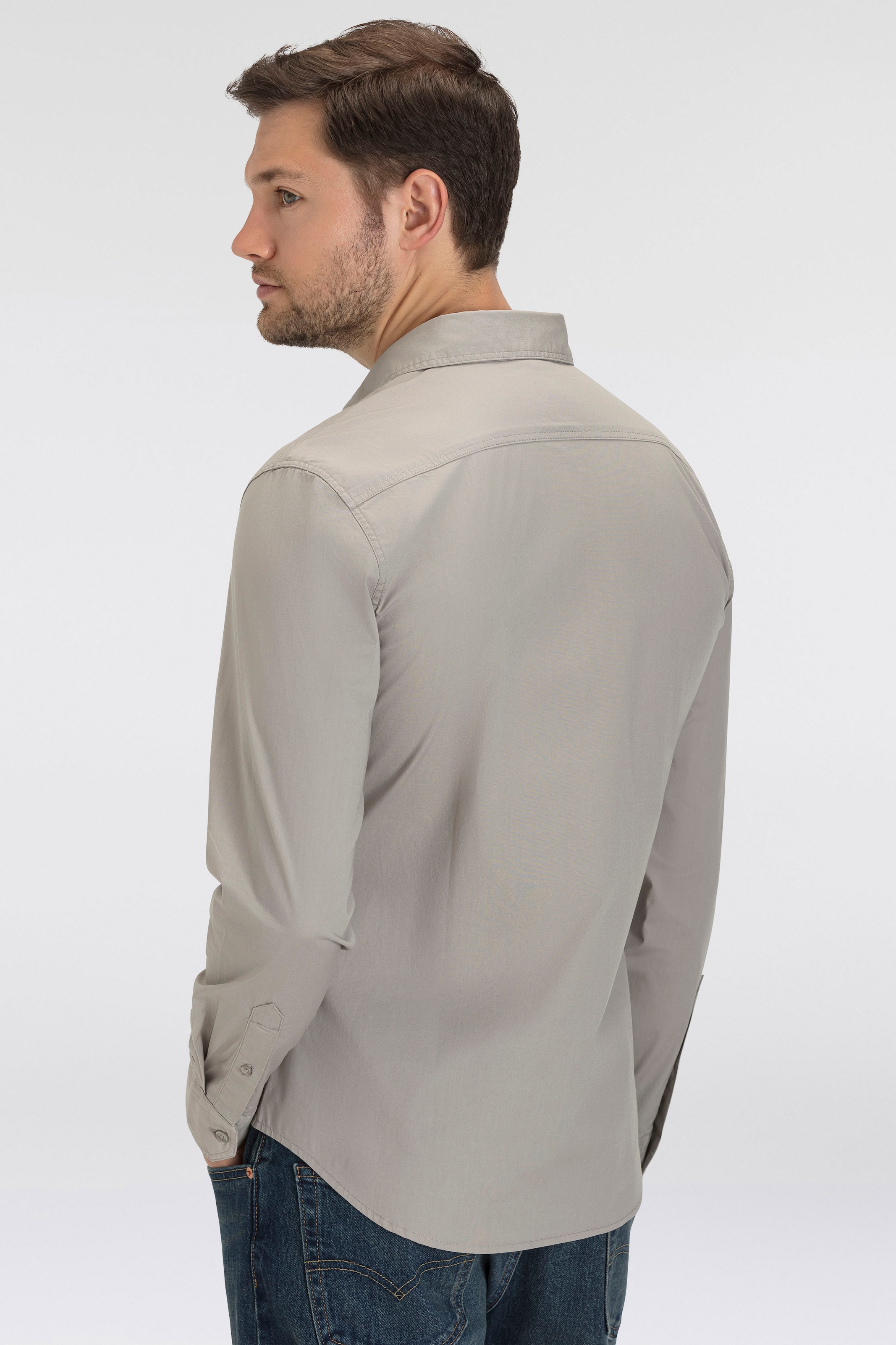 Levi's® Jeanshemd »BATTERY HM SHIRT SLIM«, mit Logobadge