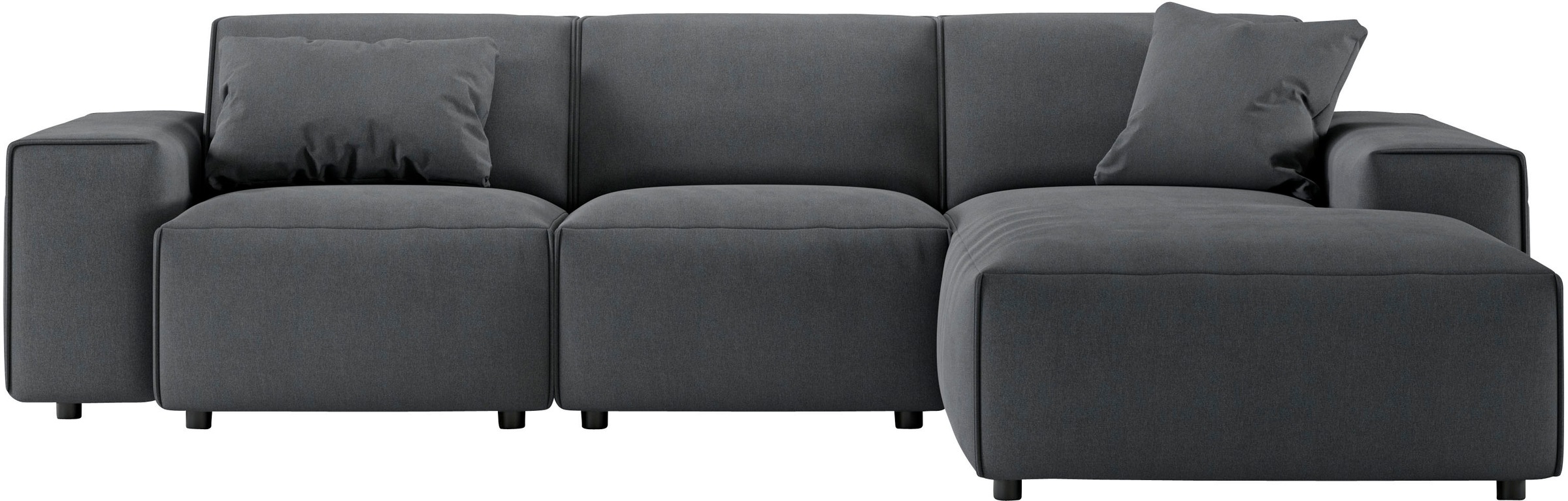 Thumbnail - andas Ecksofa "Glimminge L-Form auch in Breitcord, Feincord + Easy care-Bezug,", Breite 264, Zierkissen