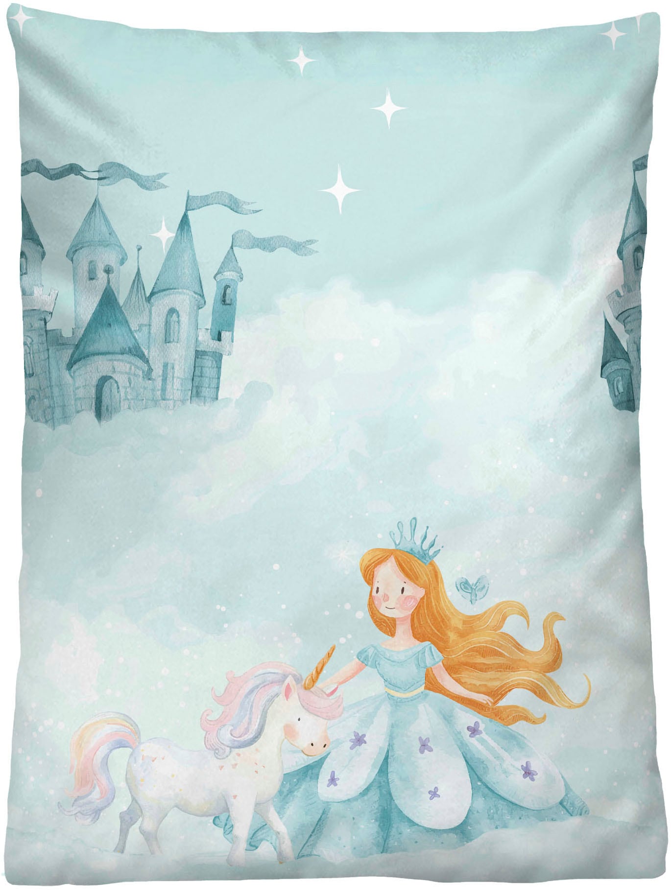 Biberna Kinderbettwäsche »0004524« 2 Stk. tlg. wohlig warm + weich, pflegeleicht, 100% Baumwolle, Reißverschluss