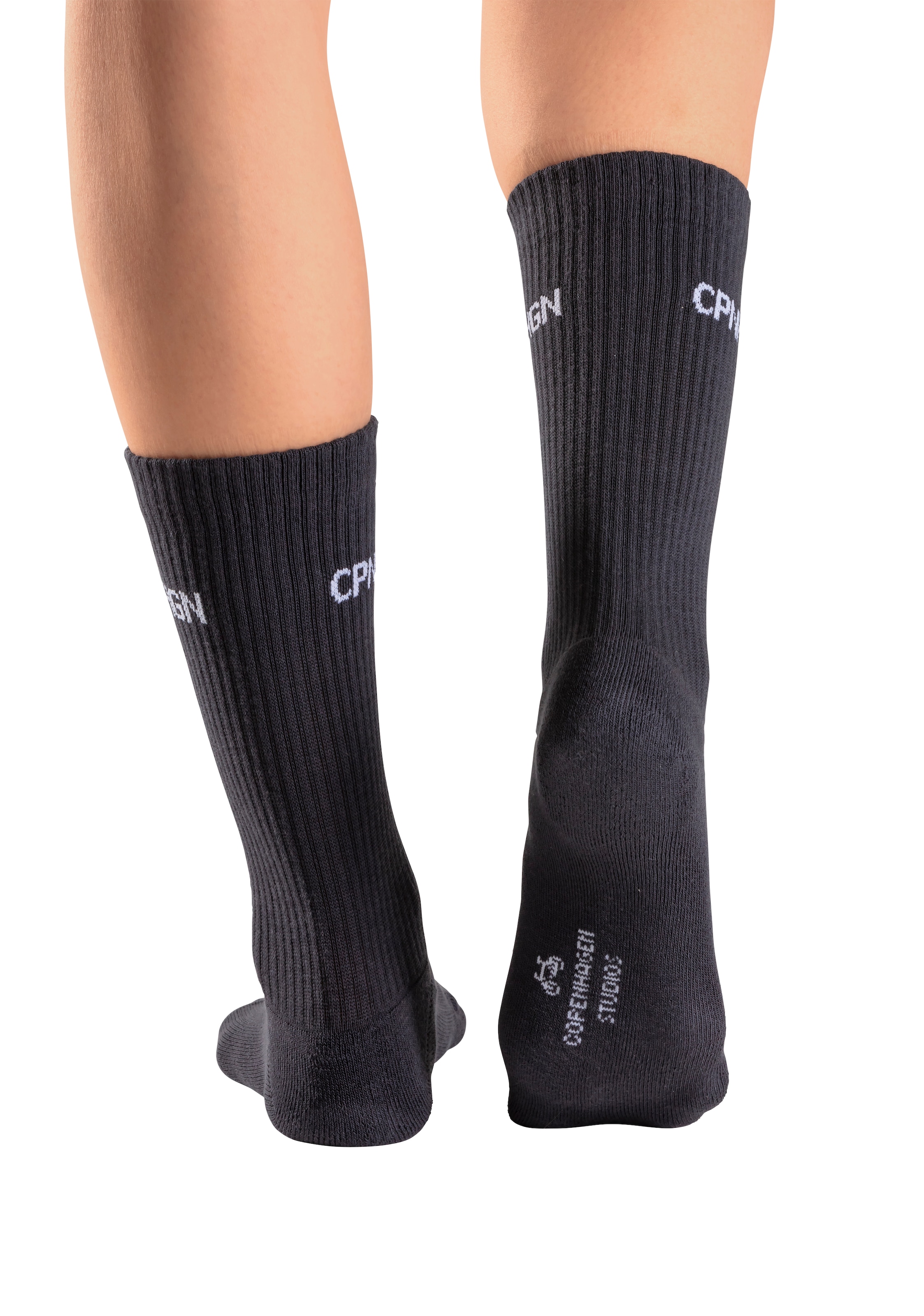 Copenhagen Studios Tennissocken, (Packung, 3 Paar), mit Halbfußfrottee