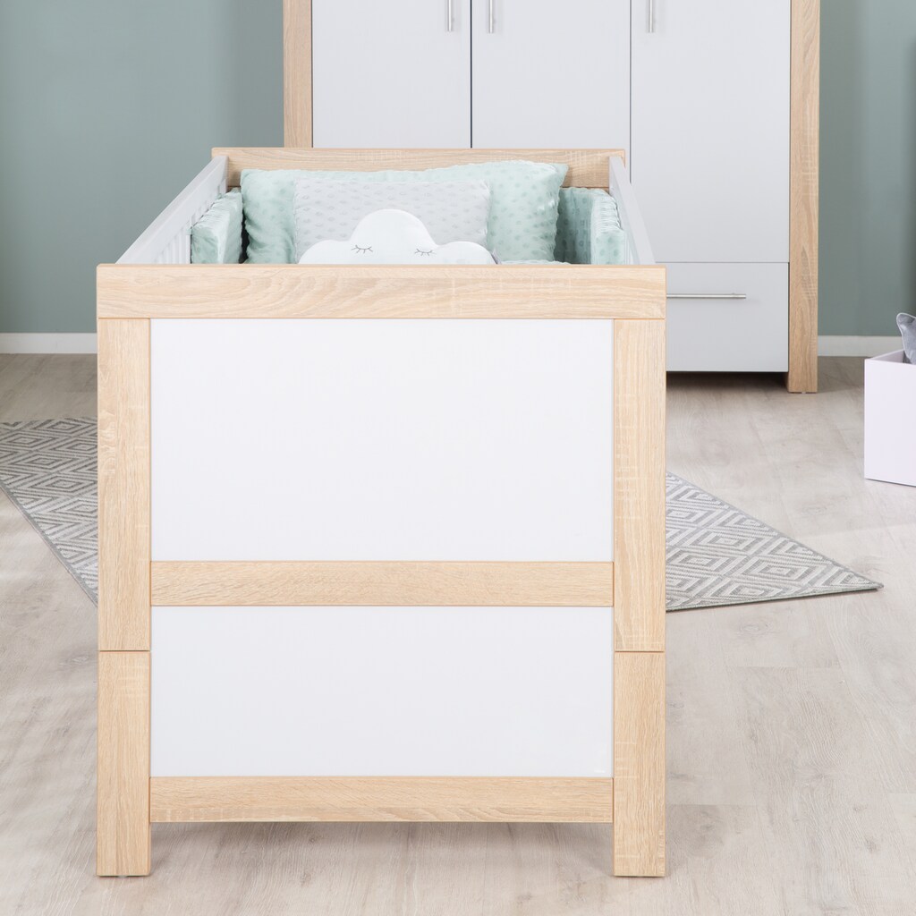 roba® Babyzimmer-Komplettset »Matilda«, (Set, 3 St., Gitterbett, Wickelkommode, Kleiderschrank)