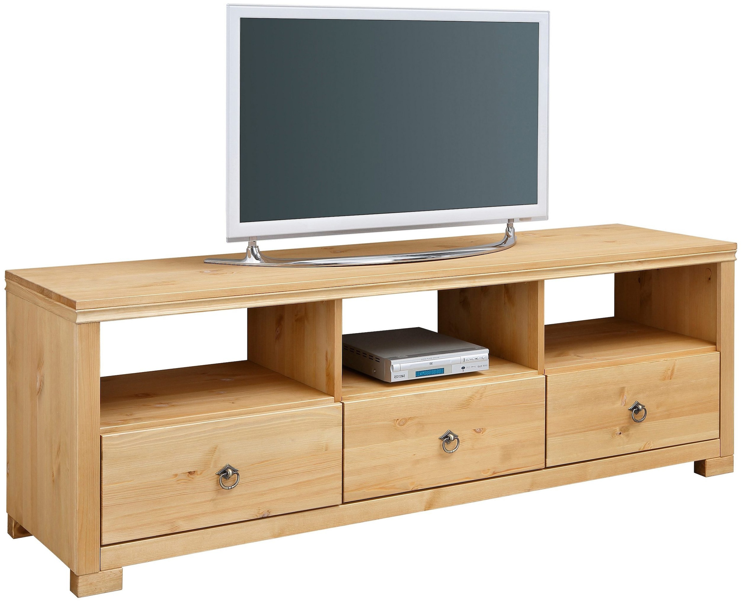 Home affaire Wohnwand »Gotland« Set, 3 Stk. tlg. bestehend aus 1 Highboard, 1 TV-Lowboard und 1 Vitrine