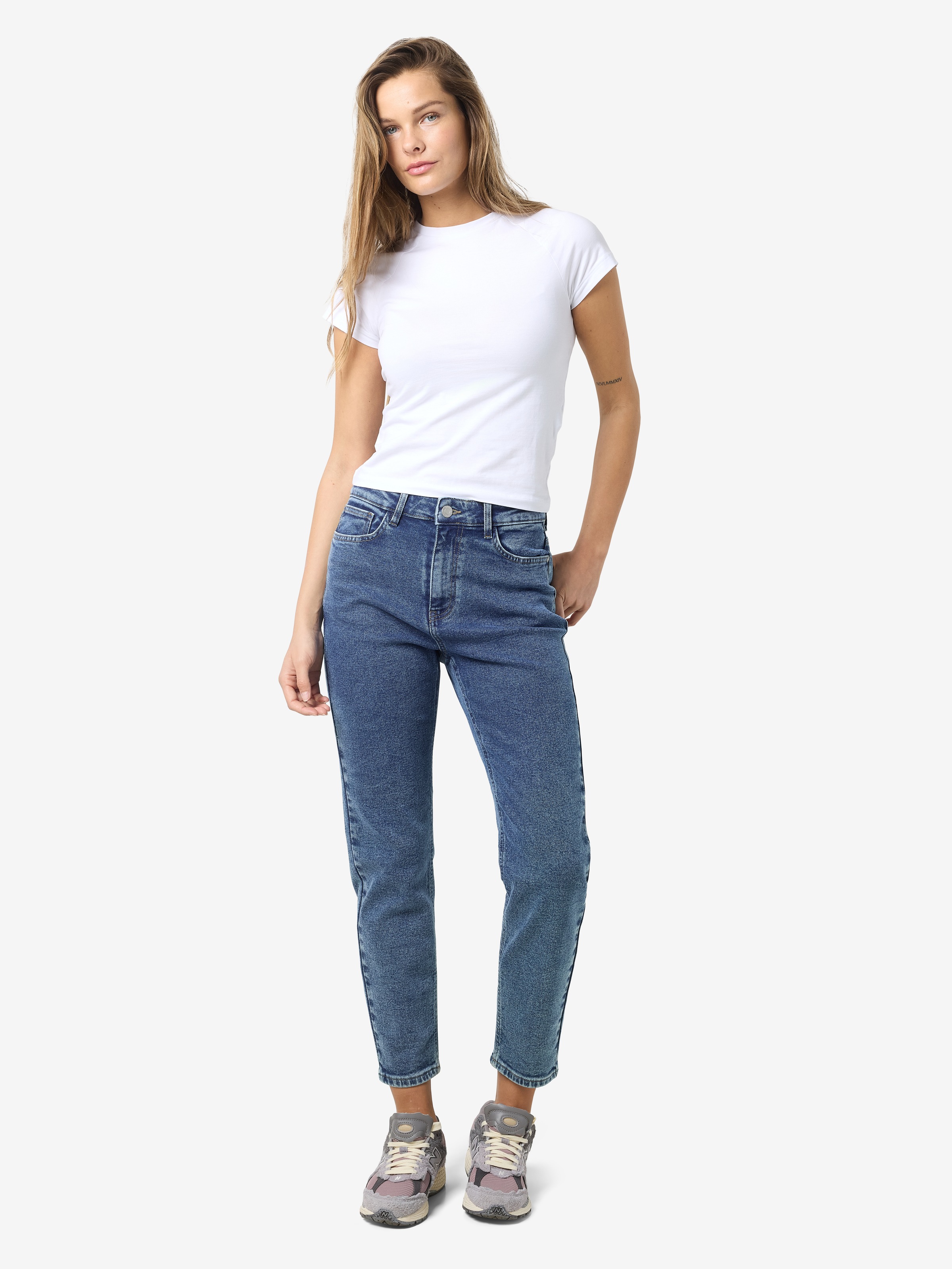 Noisy may High-waist-Jeans "NMMONI HW ST ANK JEANS AZ358MB NOOS" günstig online kaufen