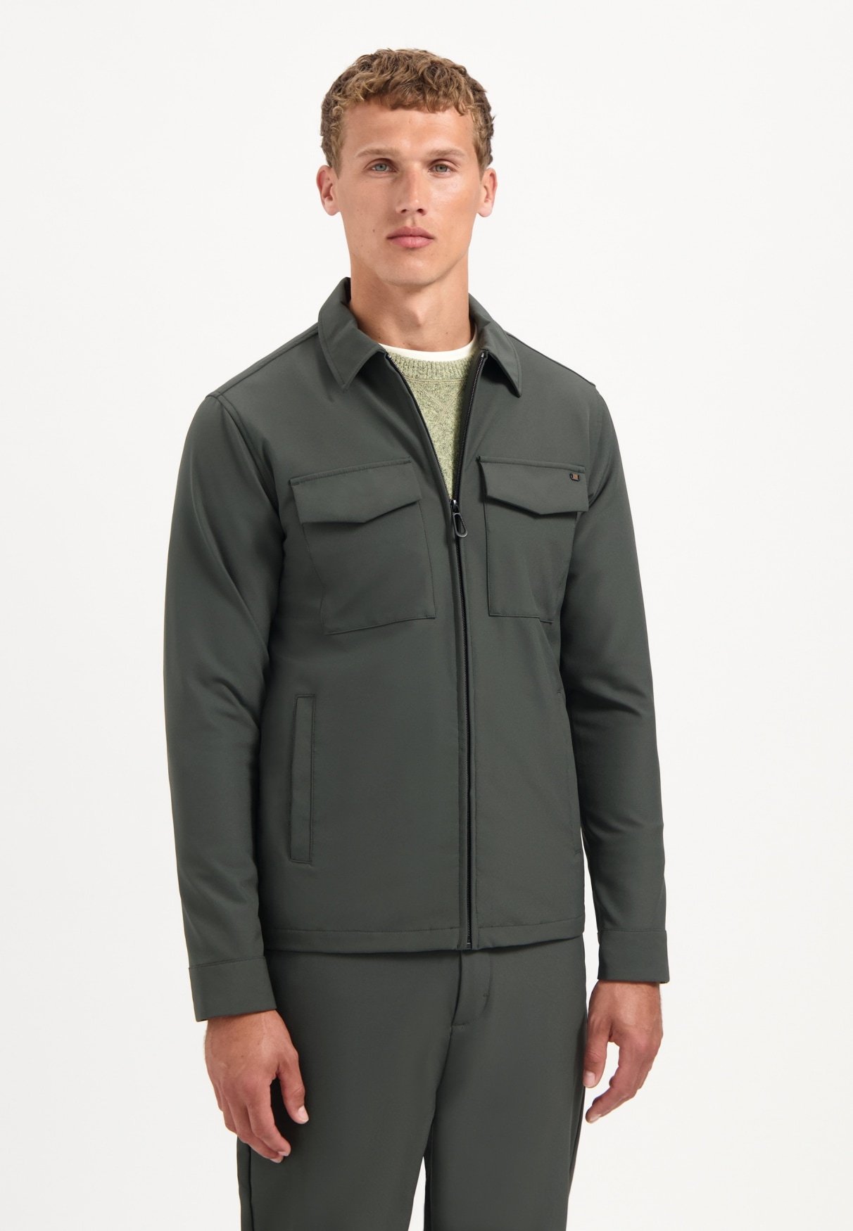 NO EXCESS Langarmhemd "No Excess Sedoc-Reise-Overshirt" günstig online kaufen