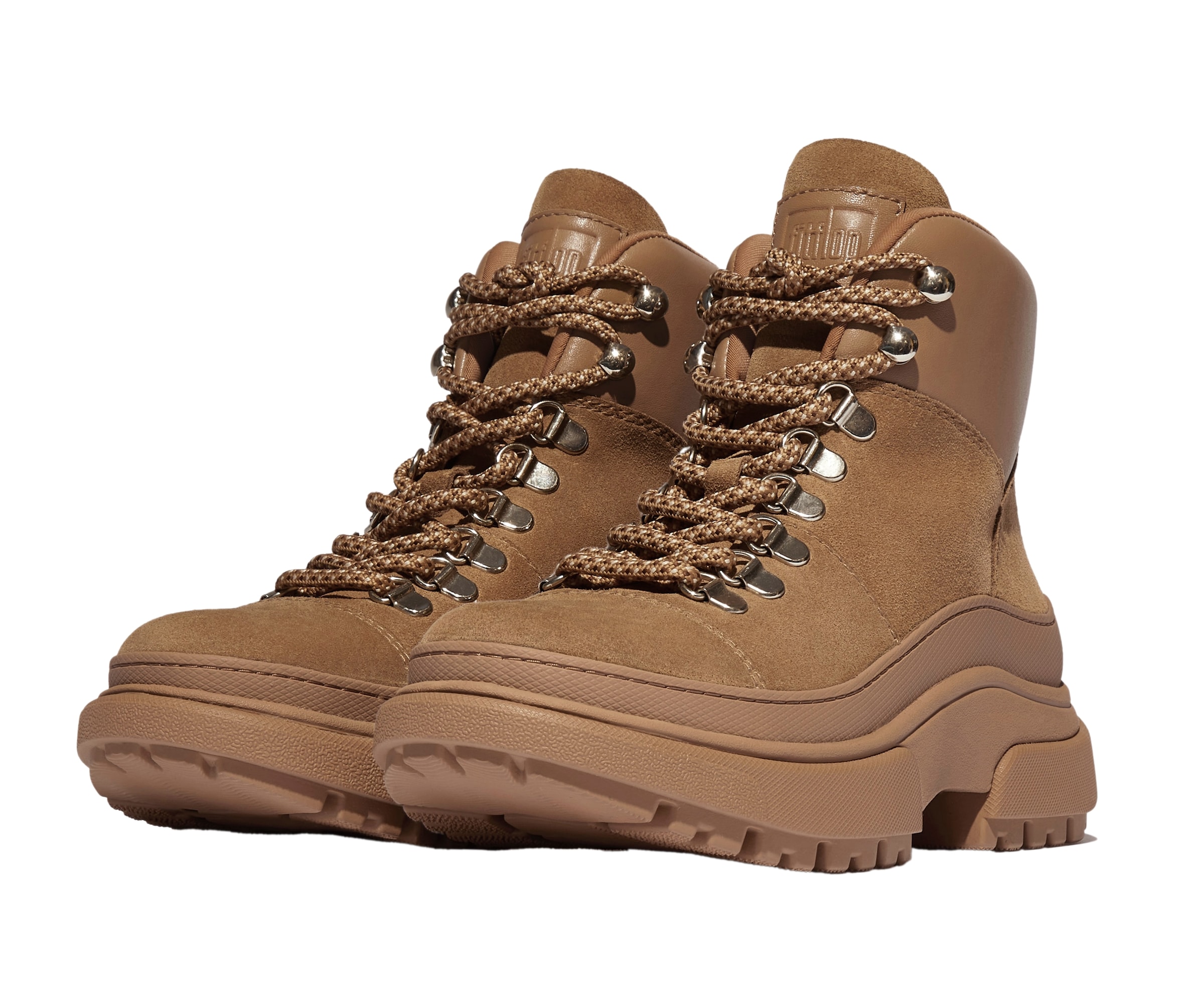 Fitflop Schnürboots "WYLDER SUEDE HIKER-LACE BOOTS", Trekking Boots, Schnür günstig online kaufen