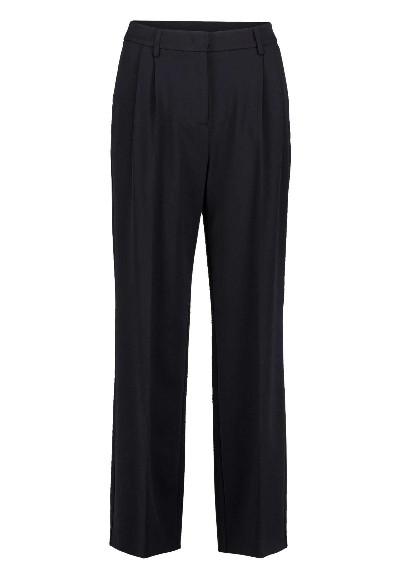 Zero Stoffhose »zero Damen Stoffhose mit Bügelfalte 30 Inch«, Falten