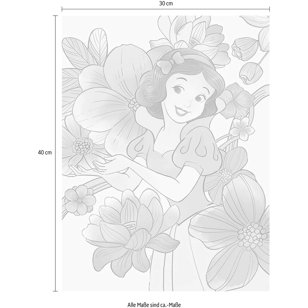 Komar Poster »Snow White Flowers«, Disney, (1 St.)