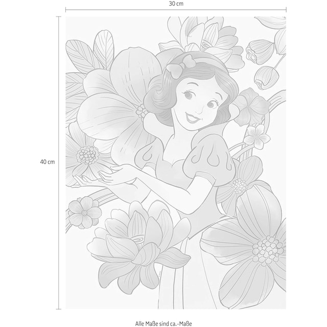 Komar Poster »Snow White Flowers«, Disney, Höhe: 50cm bestellen | BAUR