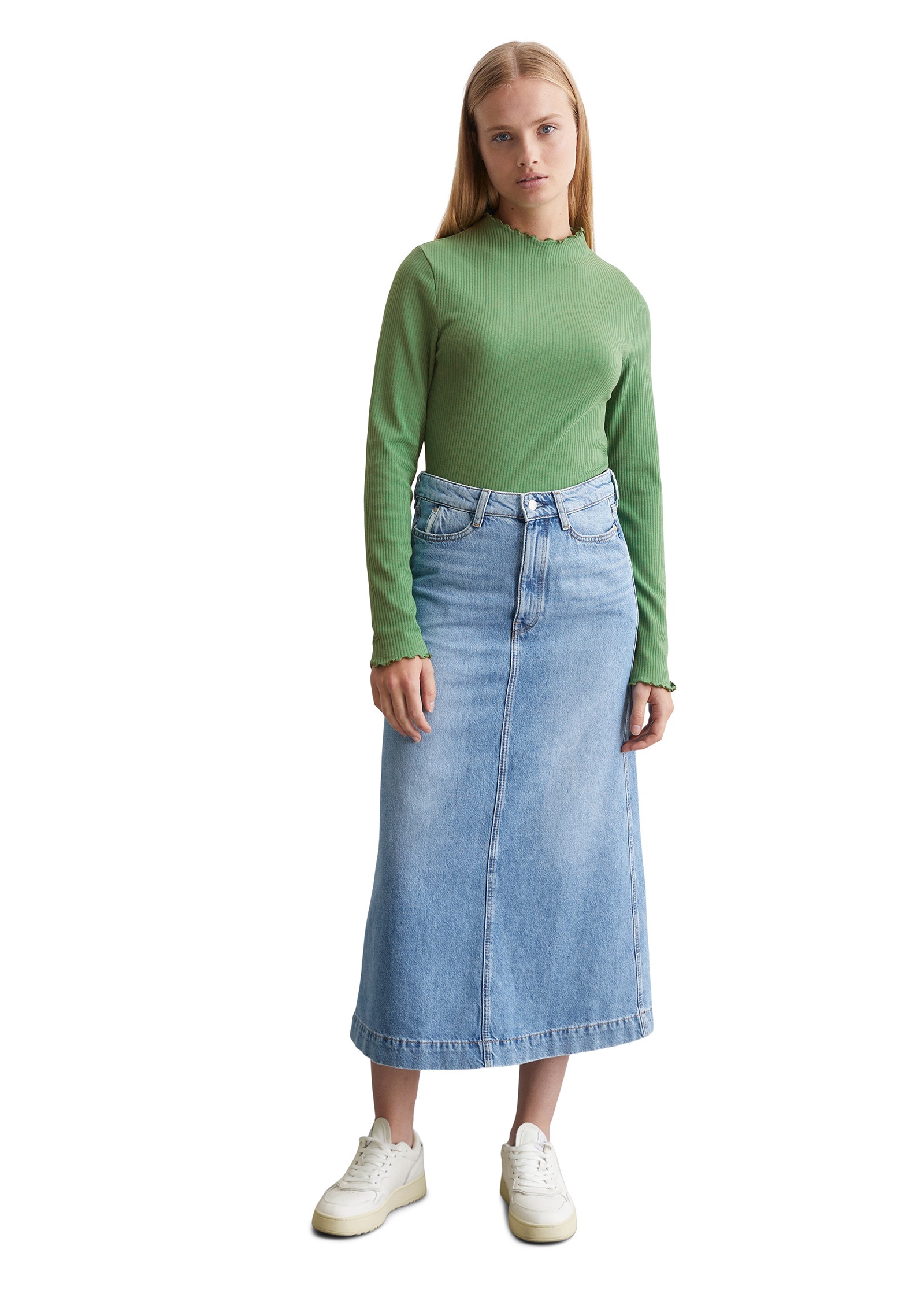 Marc O'Polo DENIM Langarmshirt »aus Organic Cotton-Stretch-Jersey«