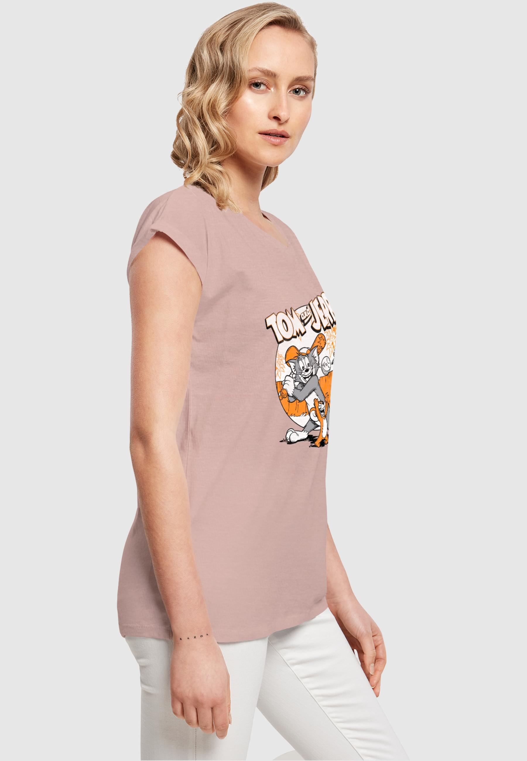 ABSOLUTE CULT T-Shirt »ABSOLUTE CULT Damen Ladies Tom and Jerry - Baseball T-Shirt«, (1 tlg.)