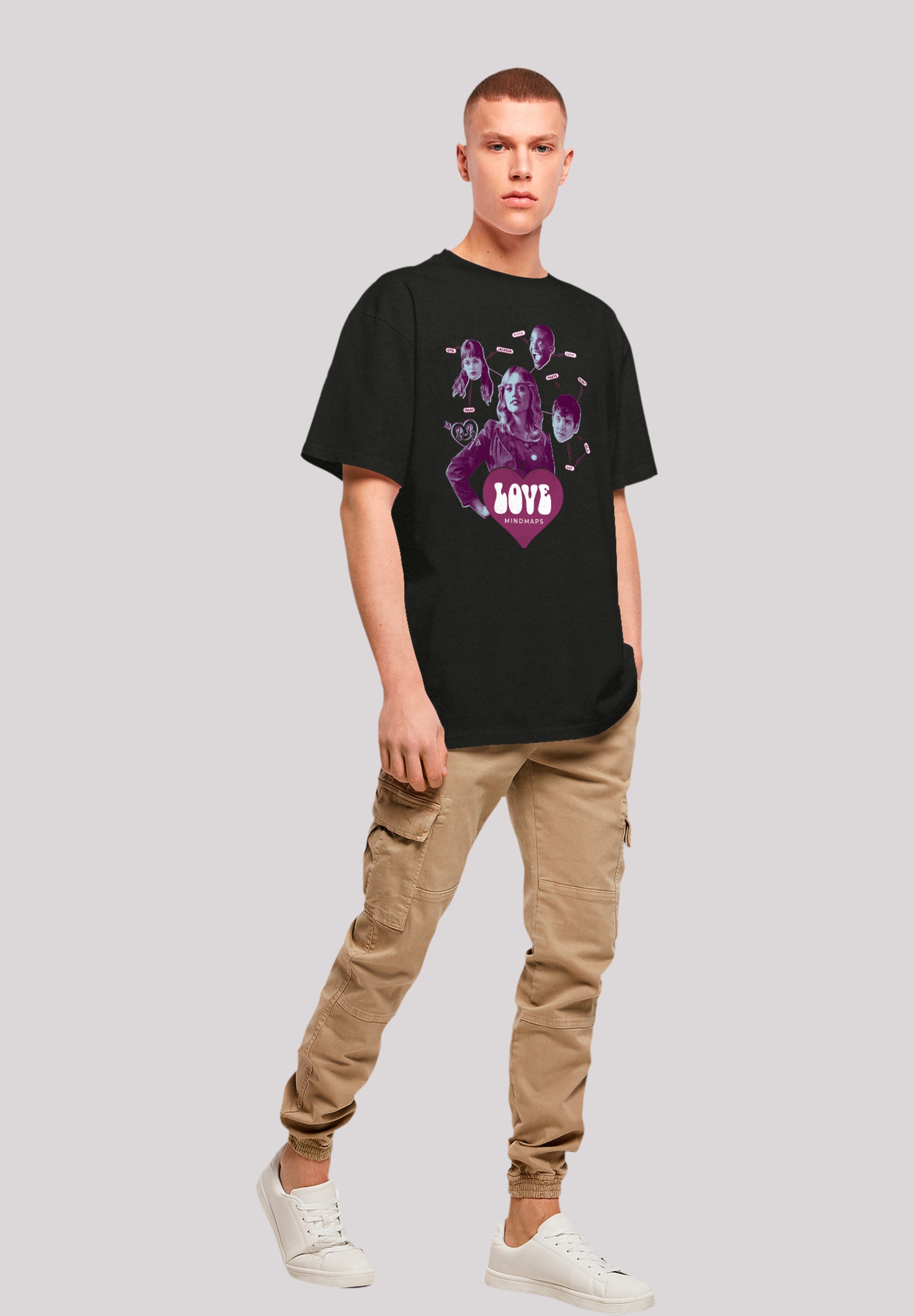 F4NT4STIC T-Shirt »Sex Education Love Mindmaps«, Premium Qualität