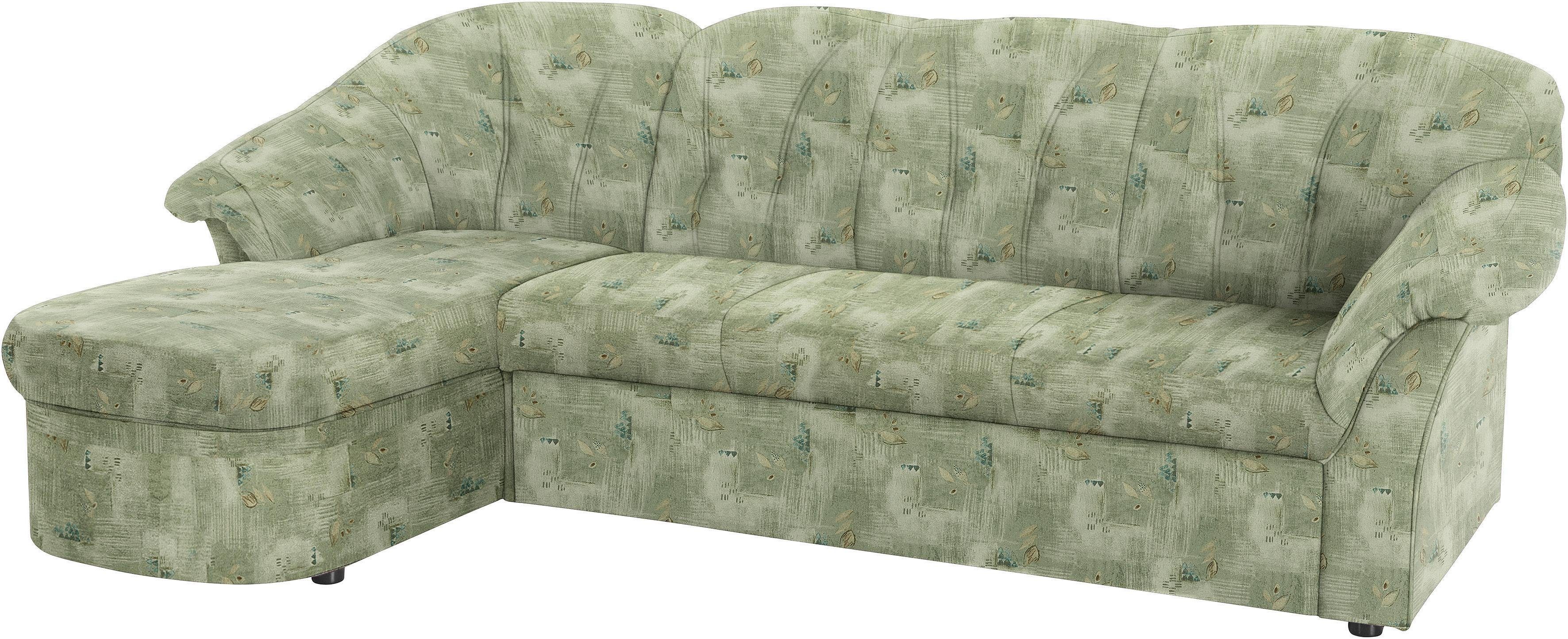 Thumbnail - DOMO collection Ecksofa "Pegnitz, elegante Rückensteppung, kompakte Stellmaße 238/141cm, L-Form", wahlweise mit Bettfunk...
