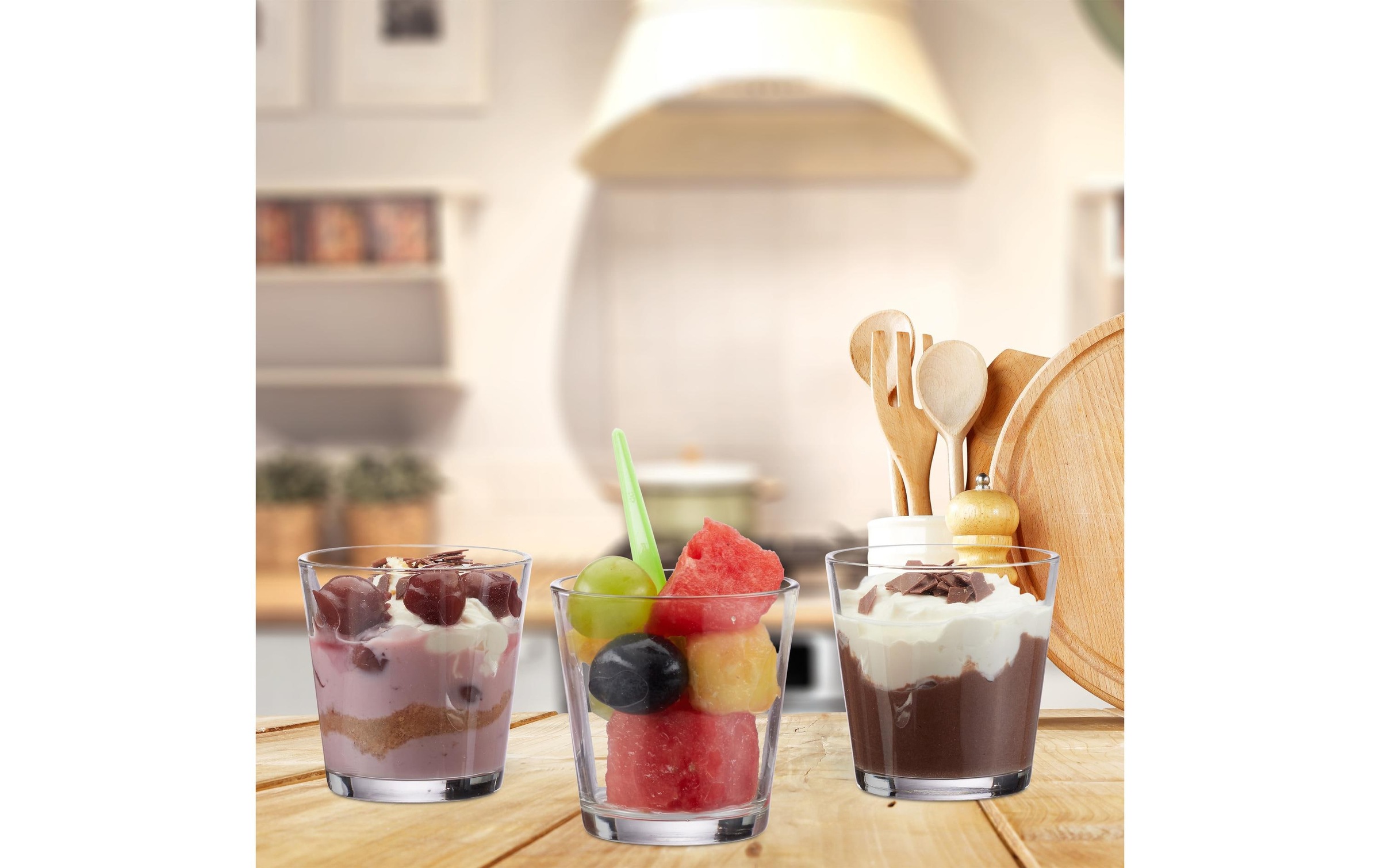 relaxdays Teelichthalter »12 Stück, Transparent«