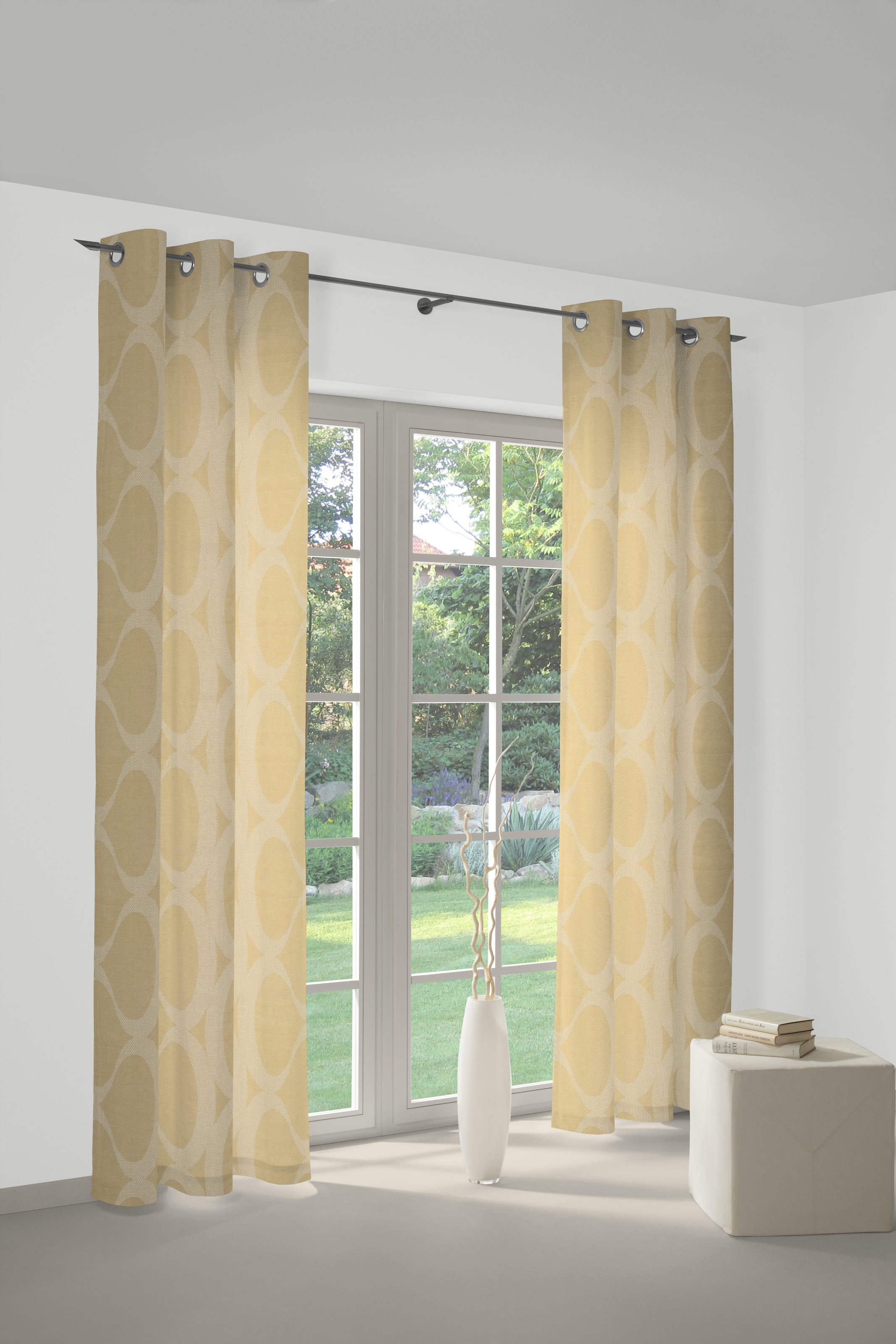 Wirth Vorhang "Lahstedt" Ösen 1 Stk. tlg. günstig online kaufen