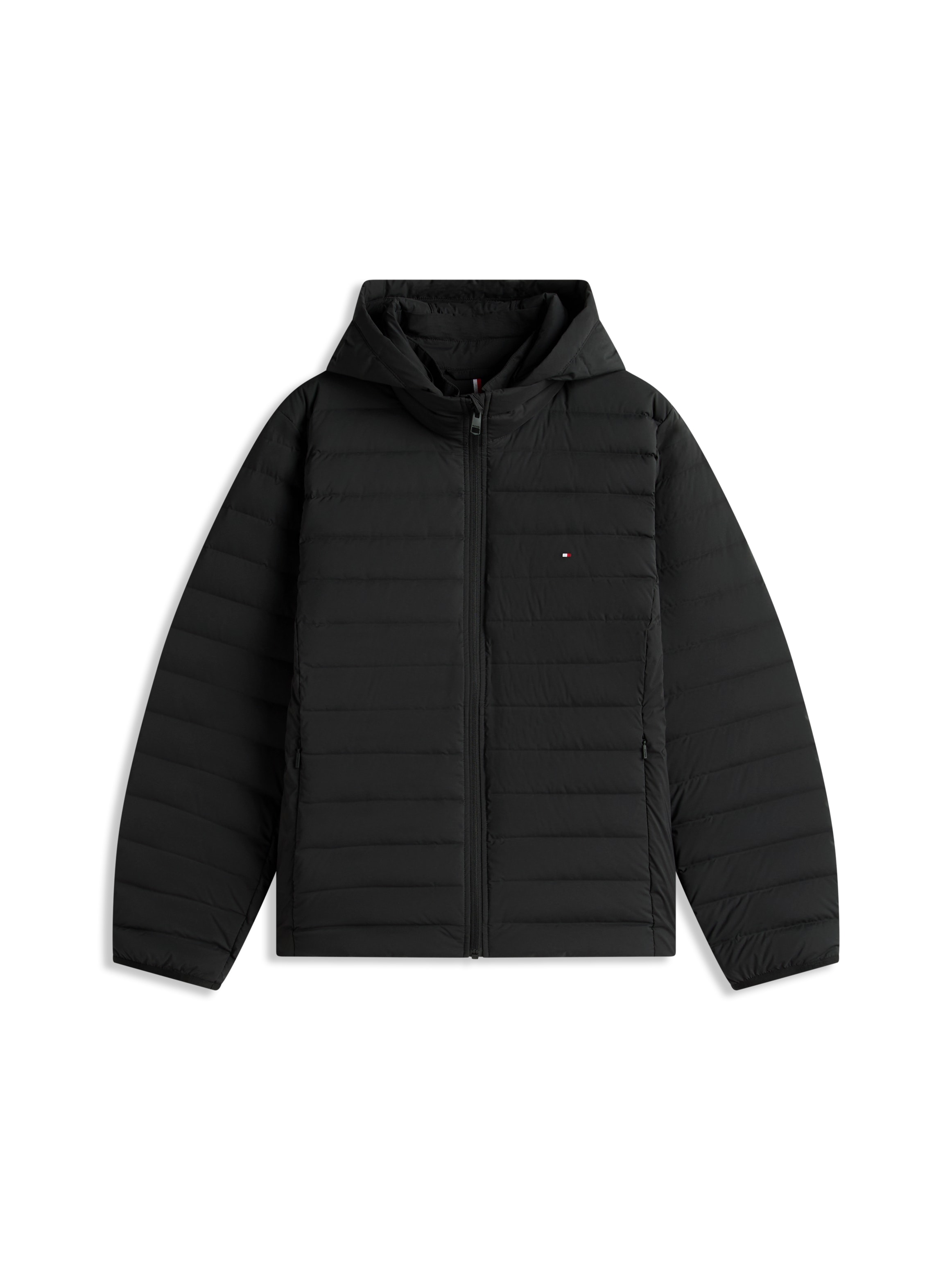 Tommy Hilfiger Curve Steppjacke »CRV STRETCH NYLON LW DOWN JACKET« mit Kapuze
