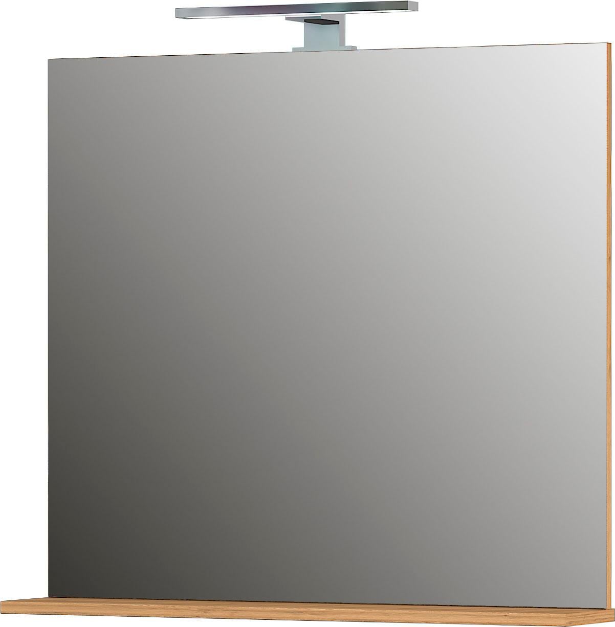 Badspiegel »Scantic / Pescara«, Breite 76 cm, mit Ablage, LED Beleuchtung, Spiegel