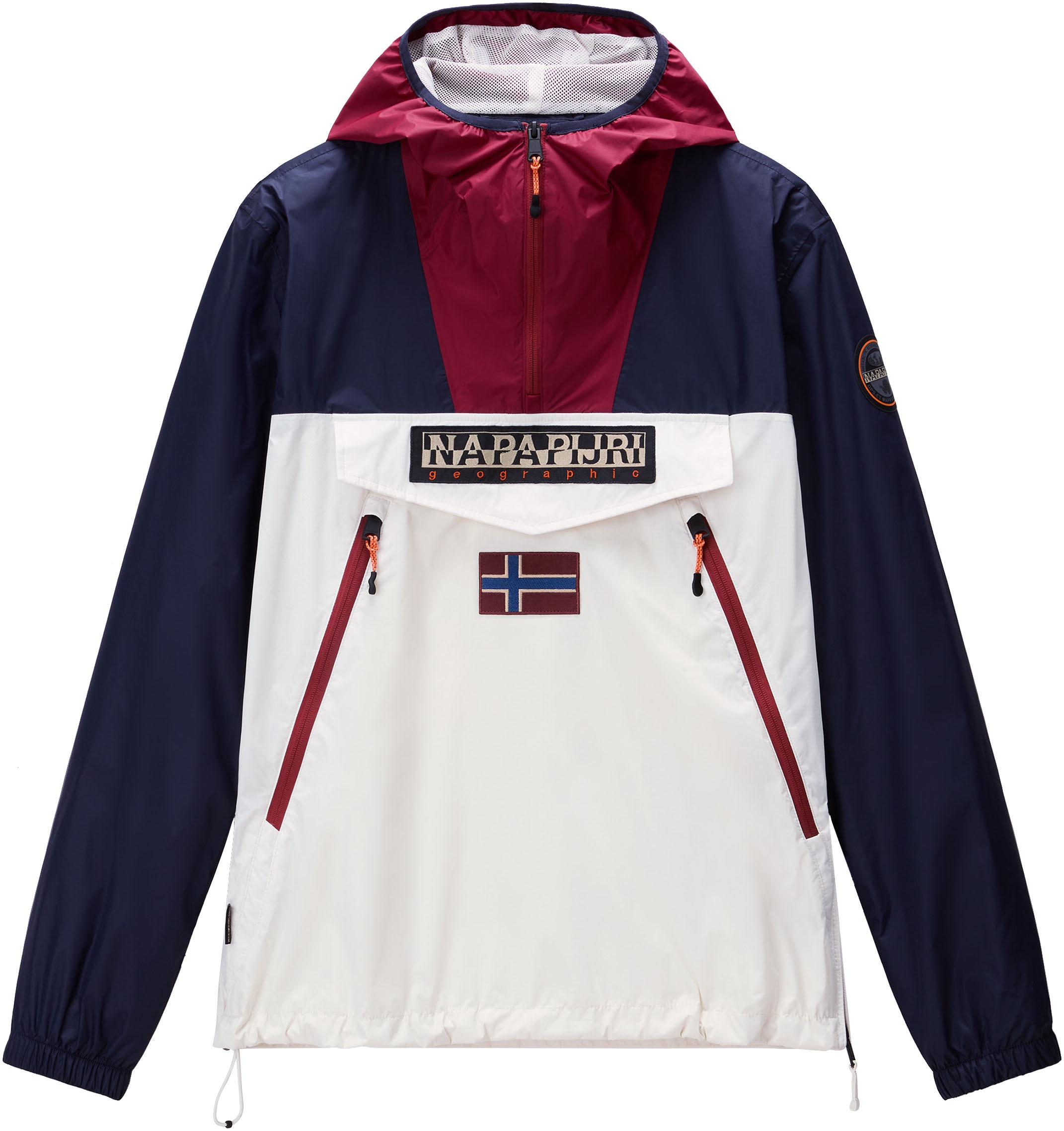 Napapijri Windbreaker »RAINFOREST WB PKT V2«, mit Kapuze, Mit Gummizug und verschließbarem Schlitz im Saum