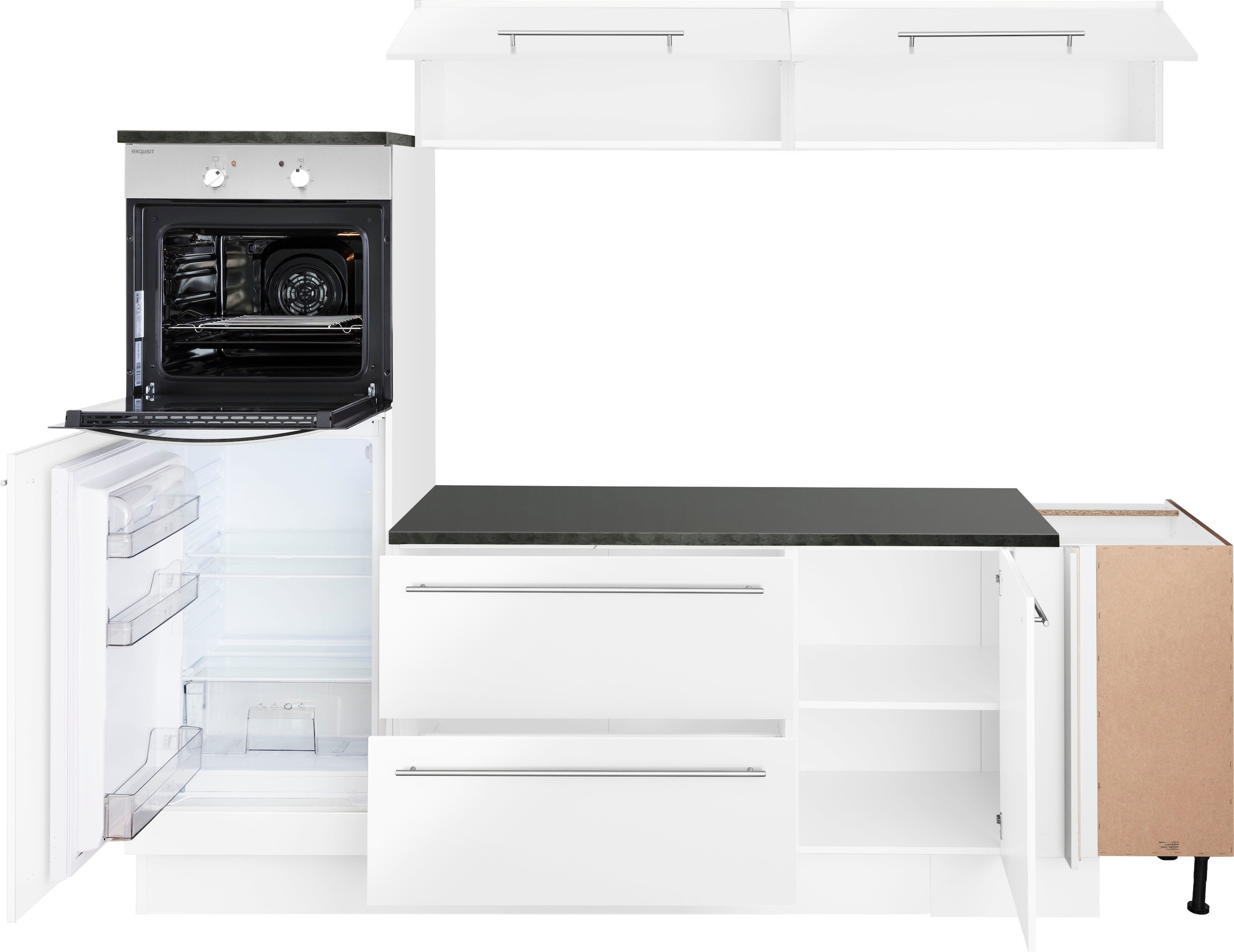 OPTIFIT Winkelküche »Bern«, Stellbreite 265x175 cm, wahlweise mit E-Geräten