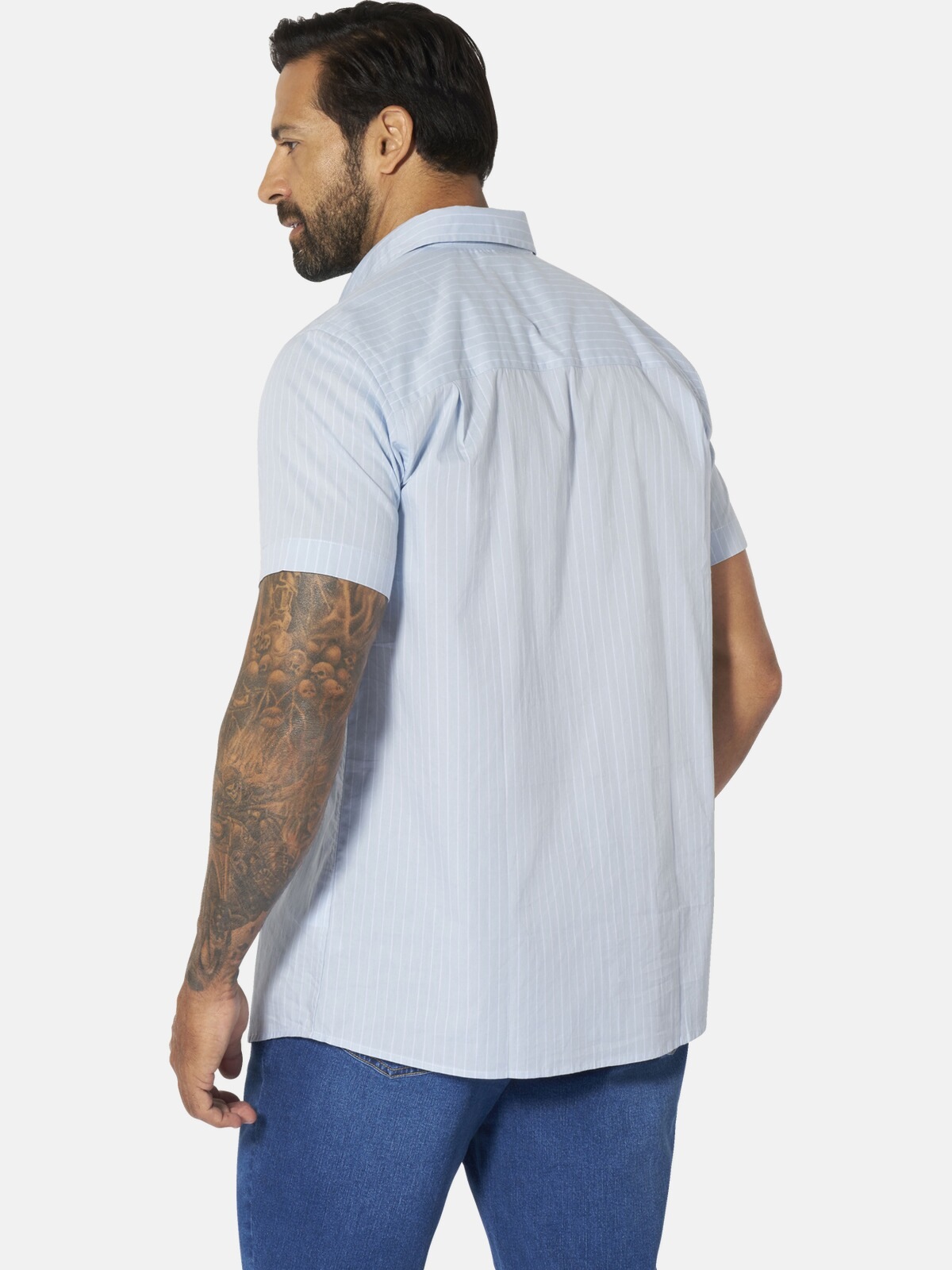 Jan Vanderstorm Perttu Men's Shirt Light Blue L 3