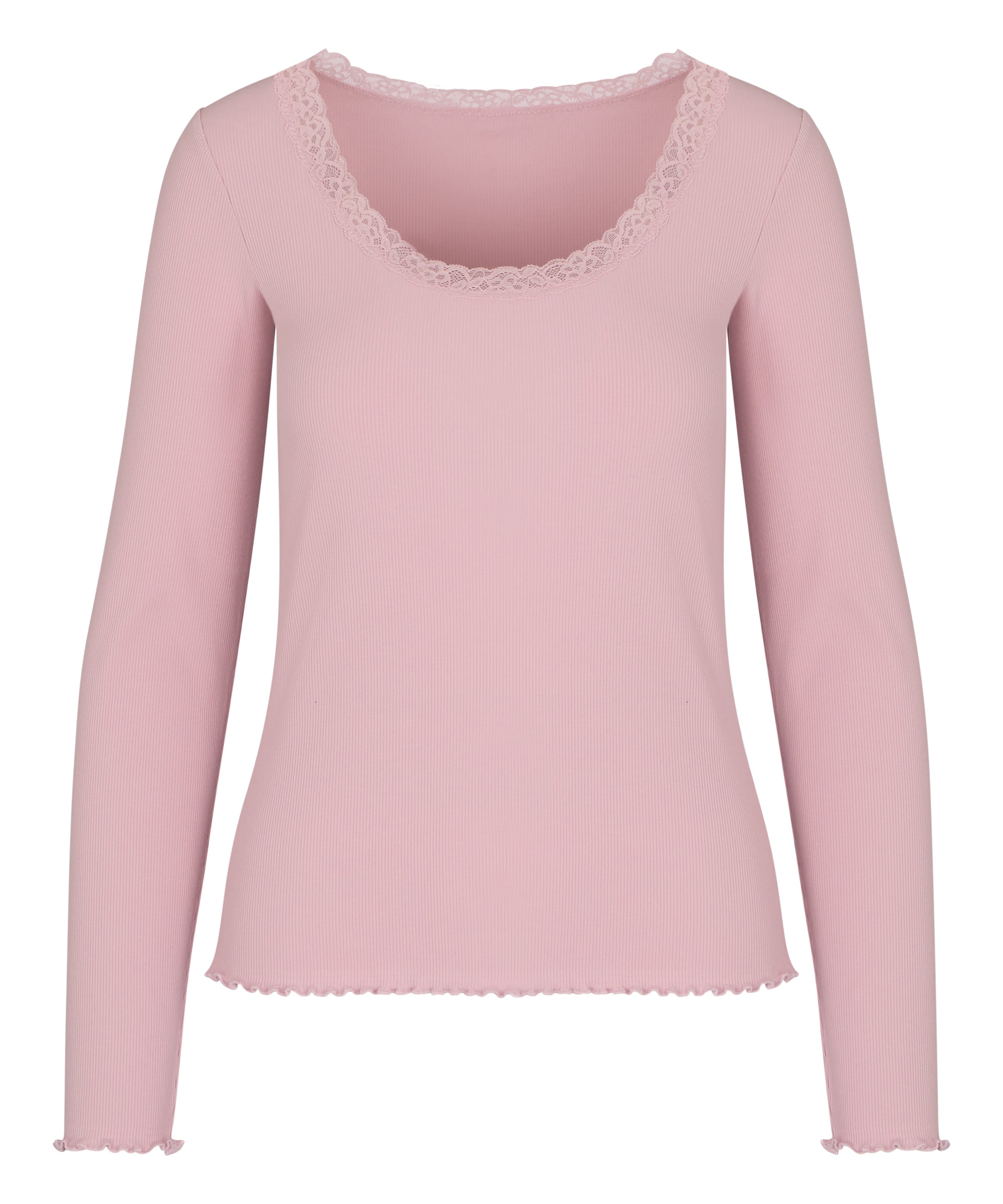 Hunkemöller Pyjama »Top Jersey Lace«