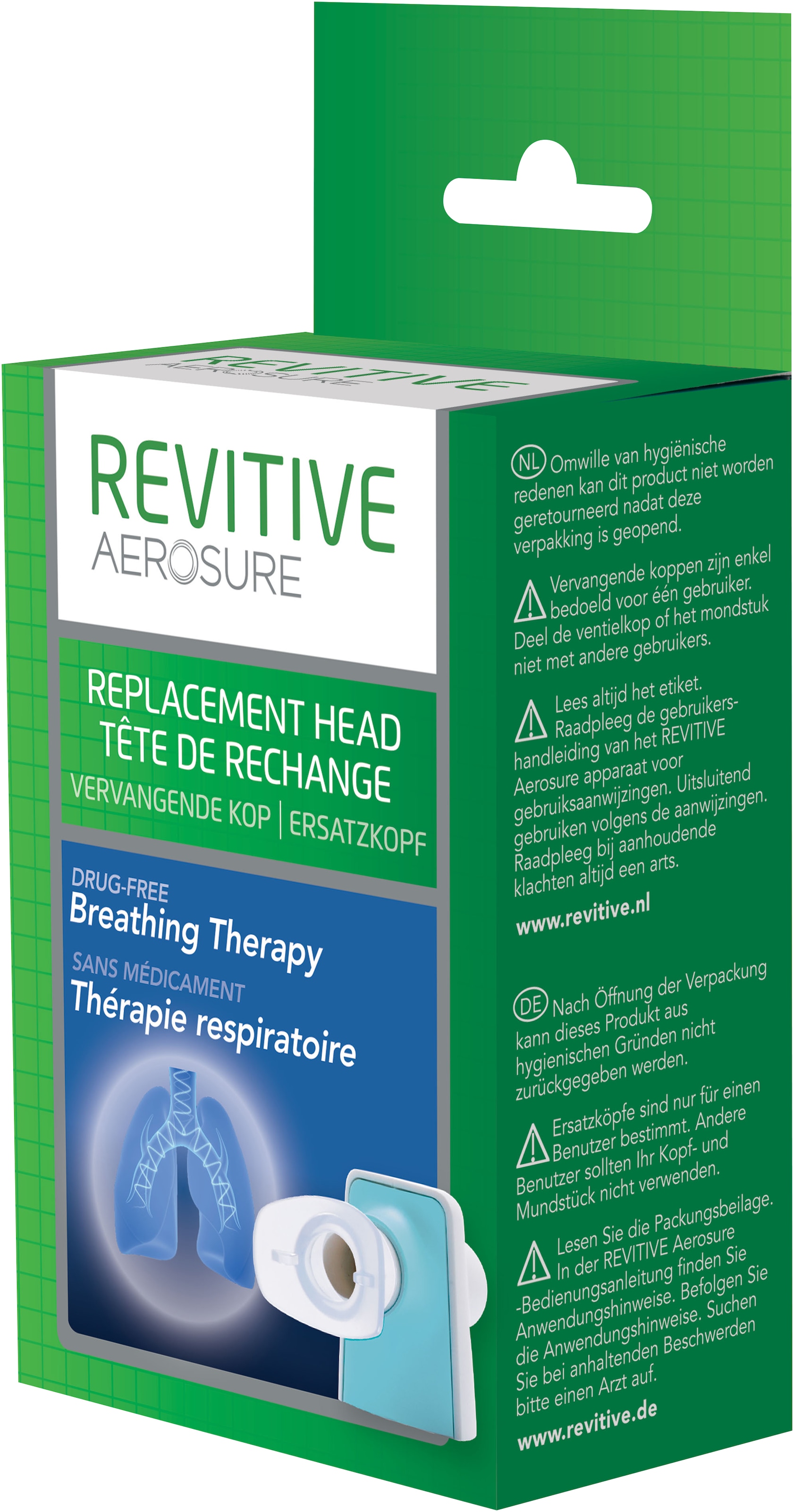 REVITIVE Inhalationsgerät Zubehör »Aerosure Kopfstück«