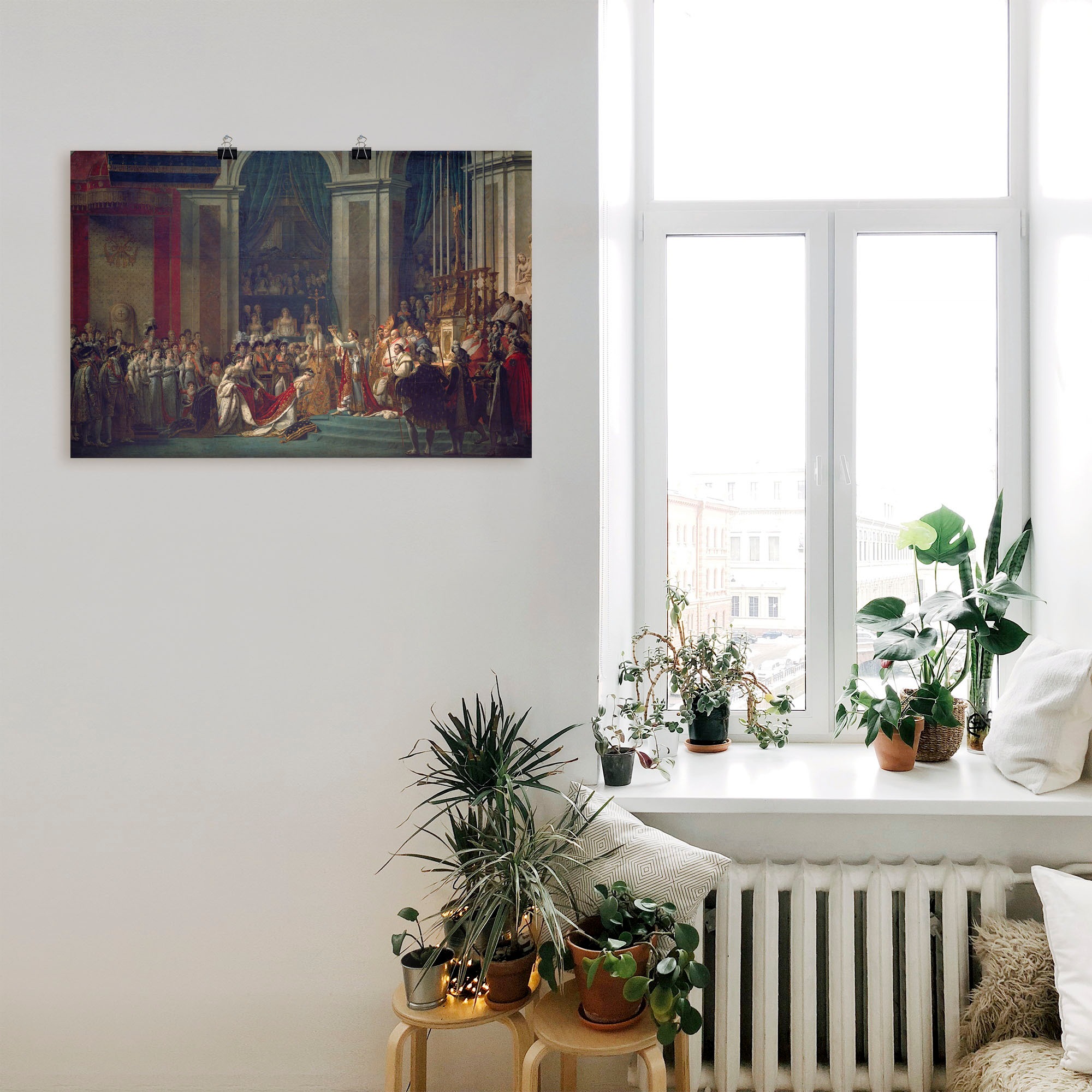 Artland Alu-Dibond-Druck »Krönung Napoleons I und Josephines«, historische Ereignisse, (1 St.), für Innen- und Außenbereich geeignet, Outdoorbild