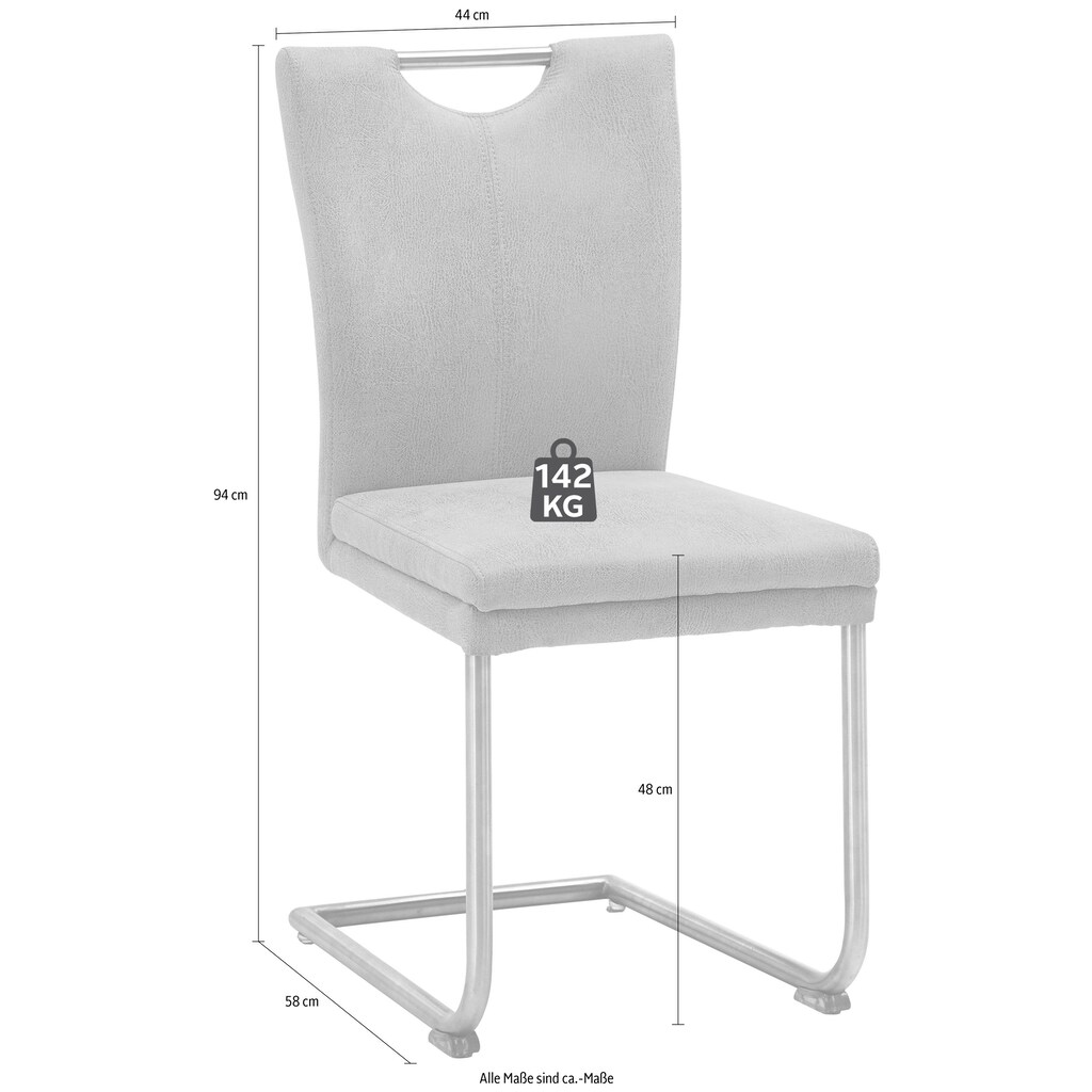 NIEHOFF SITZMÖBEL Esszimmerstuhl »Top Chairs«, Microfaser