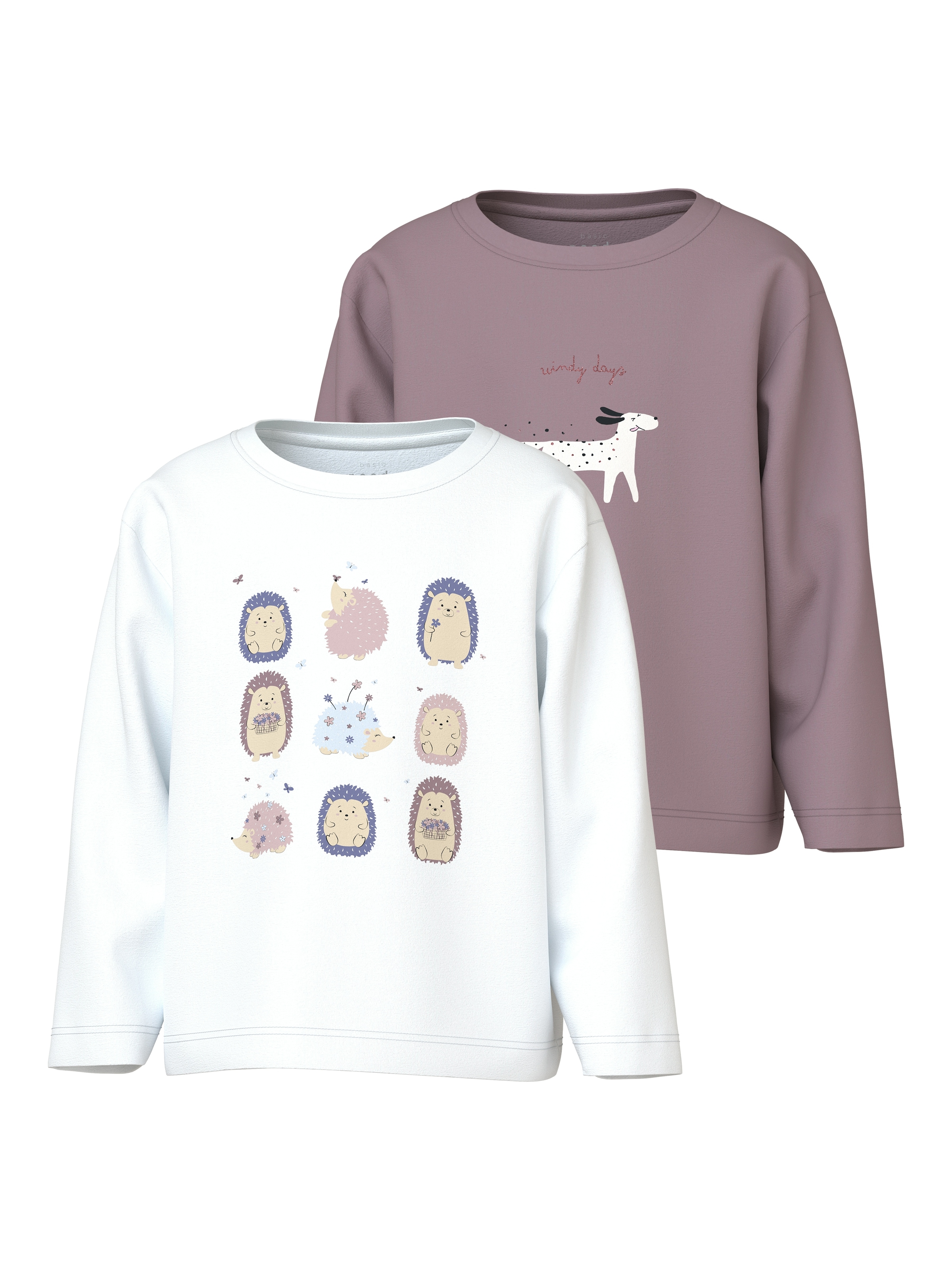 Name It Langarmshirt »NMFVEEN 2P LS NREG TOP«, (Packung, 2 tlg.)