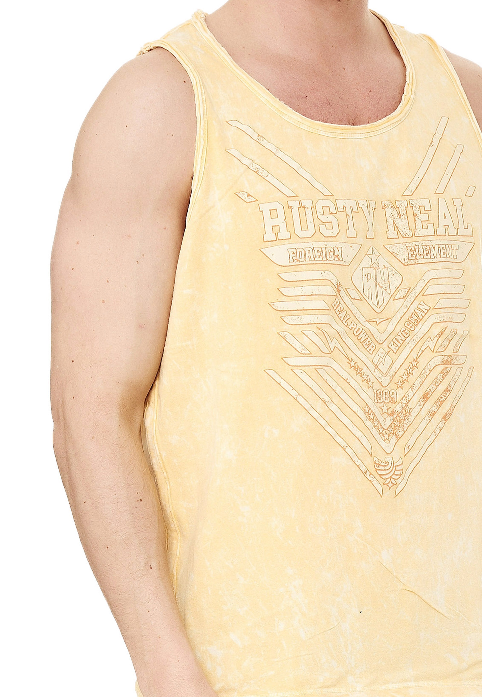 Rusty Neal Tanktop, mit modernem Print günstig online kaufen