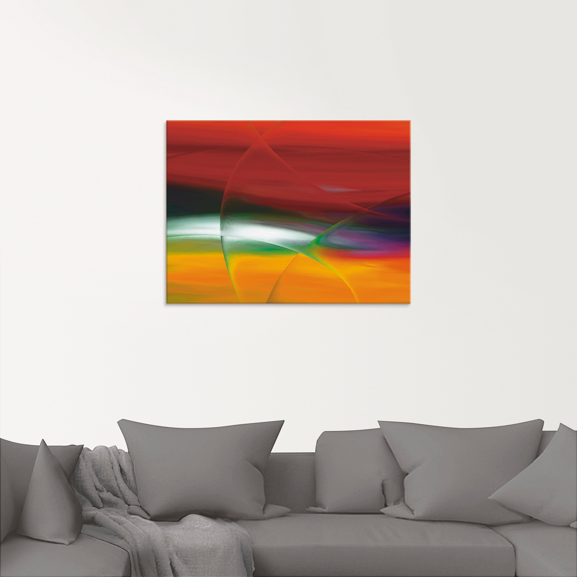 Artland Glasbild »Modern IV«, Gegenstandslos, (1 St.), in verschiedenen Größen