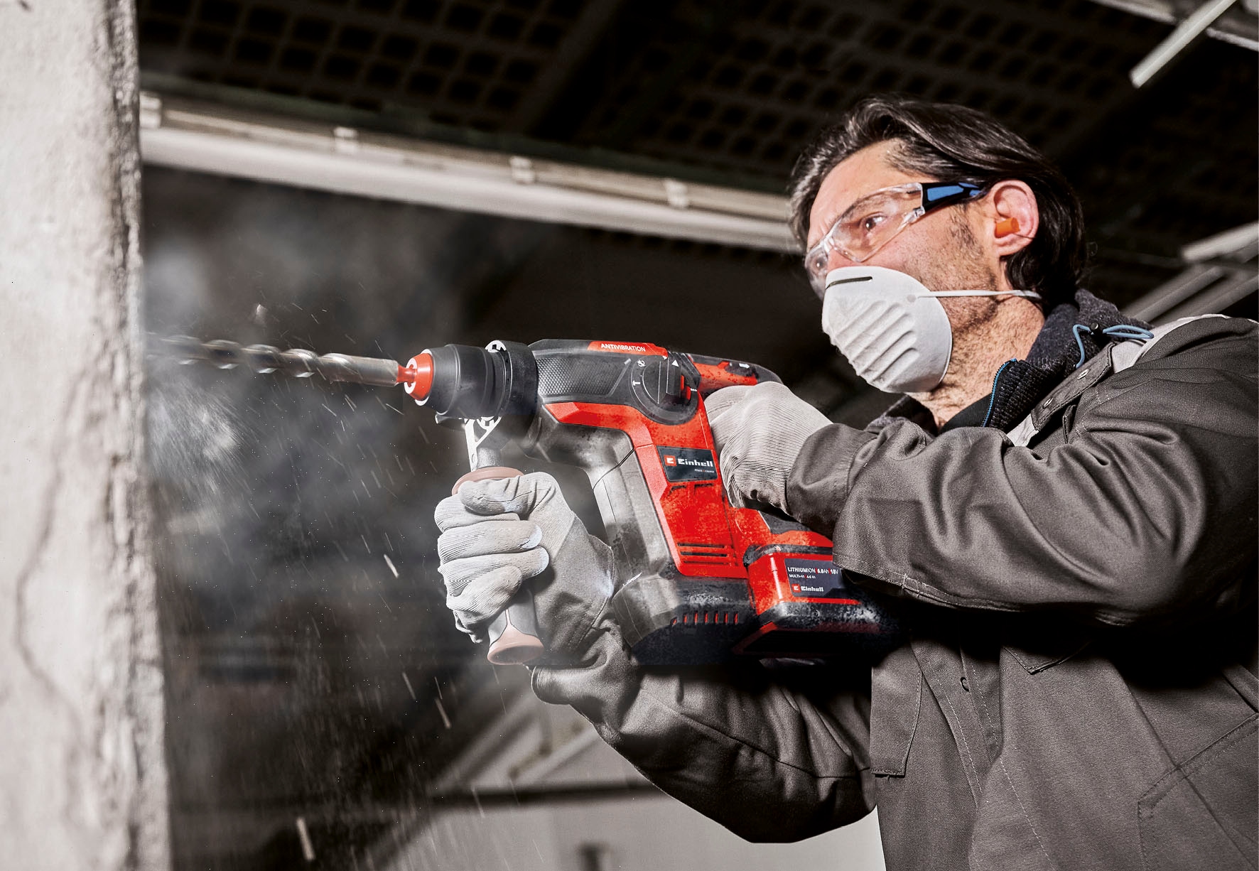 Einhell Akku-Bohrhammer »TP-HD 18/26 Li BL - Solo«, Power X-Change, ohne Akku und Ladegerät, Inkl. Aufbewahrungskoffer