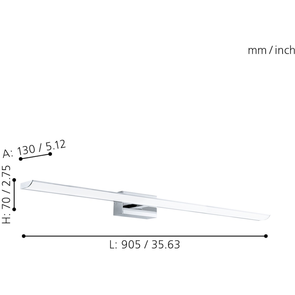 EGLO Spiegelleuchte »TABIANO-C«, 1 flammig-flammig