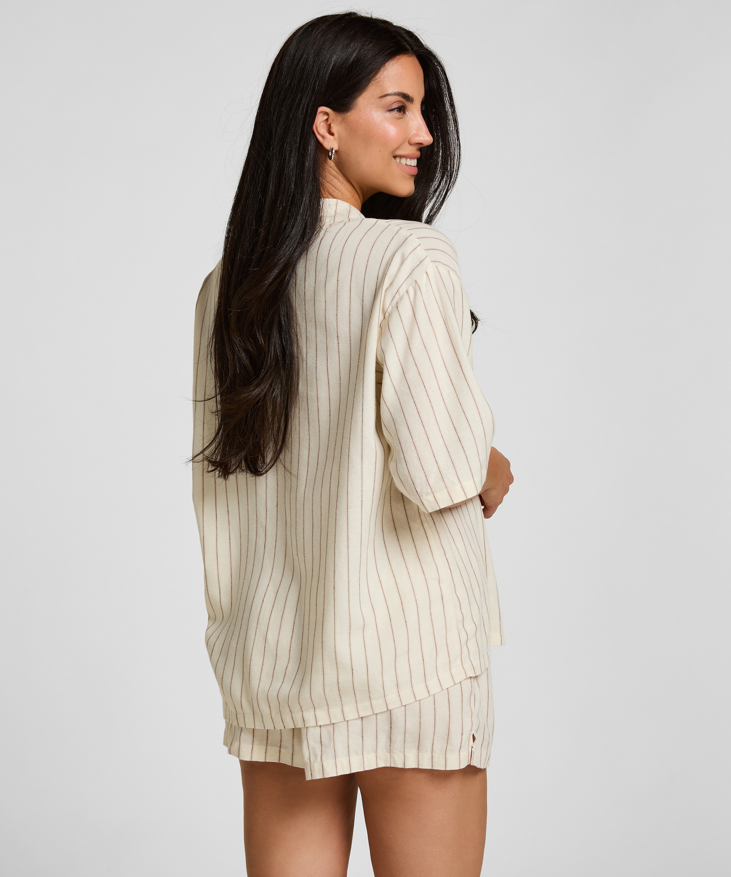 Hunkemöller Pyjama »Leinen-Shorts«